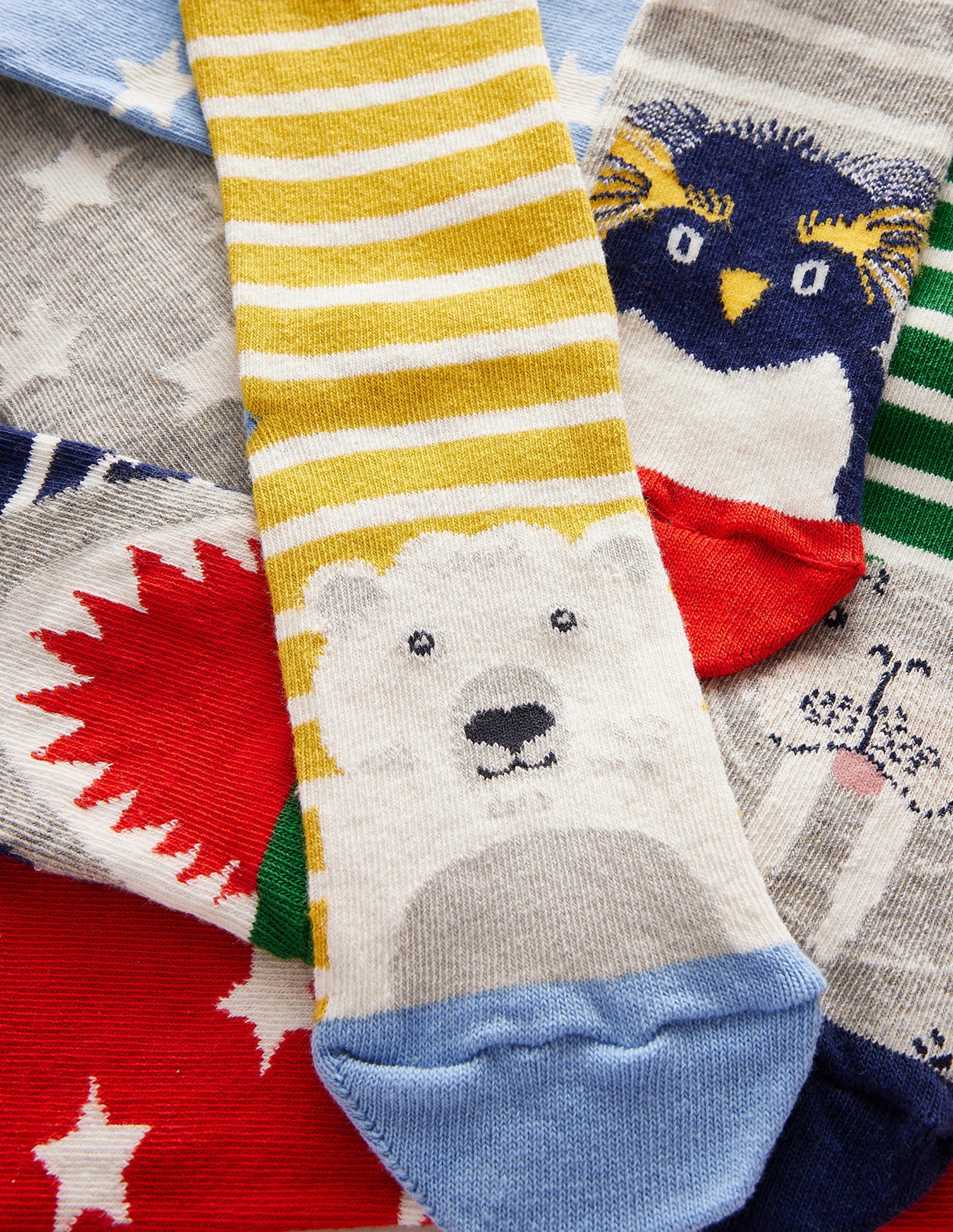 Socks 7 Pack-Arctic Animals-2
