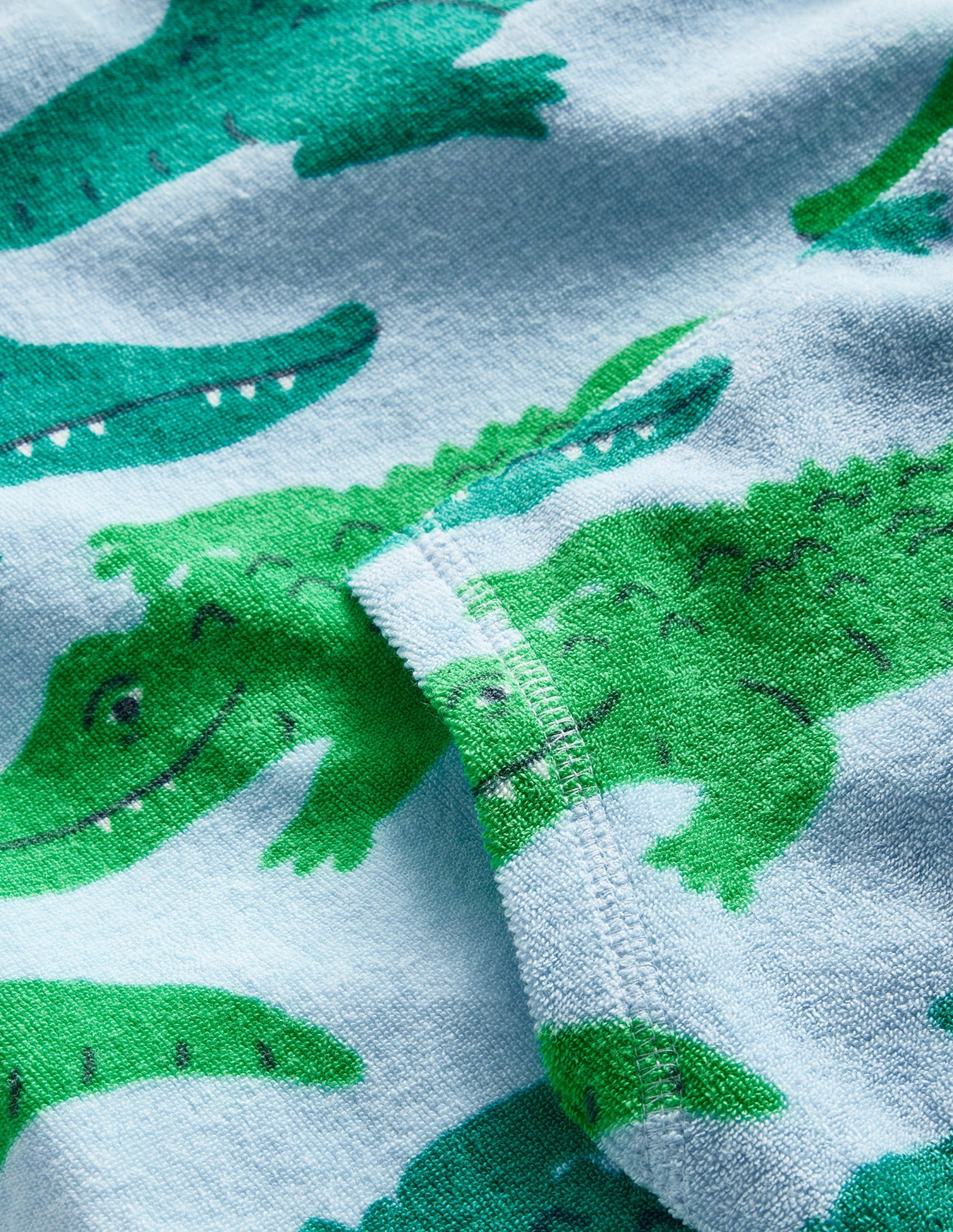 Towelling Throw-on-Bright Green Crocs - Image 3