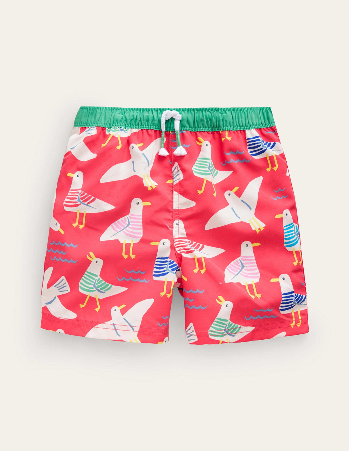 Swim Shorts-Cayenne/ Eggnog Seagulls-1
