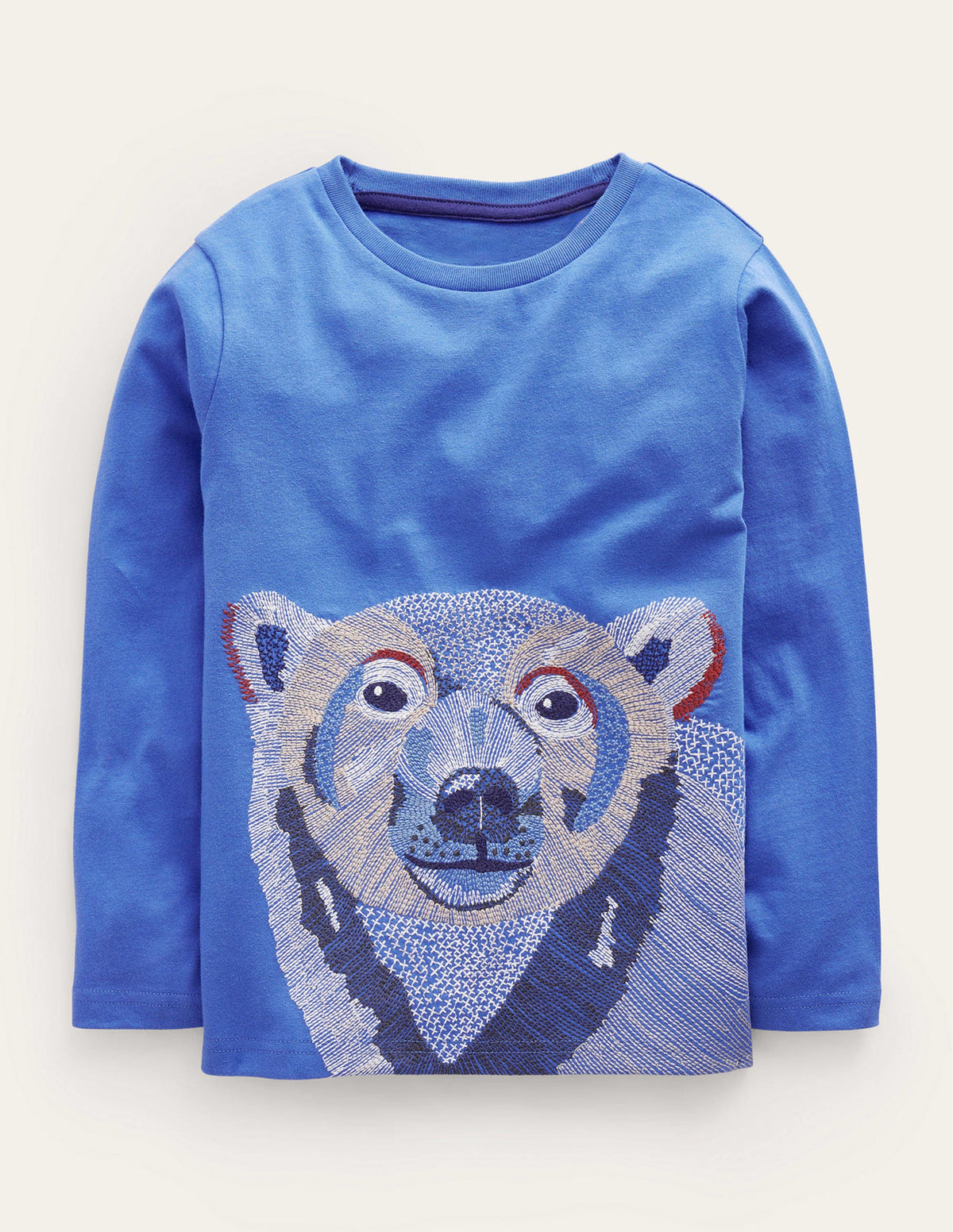 Superstitch T-shirt-Delft Blue Polar Bear-1