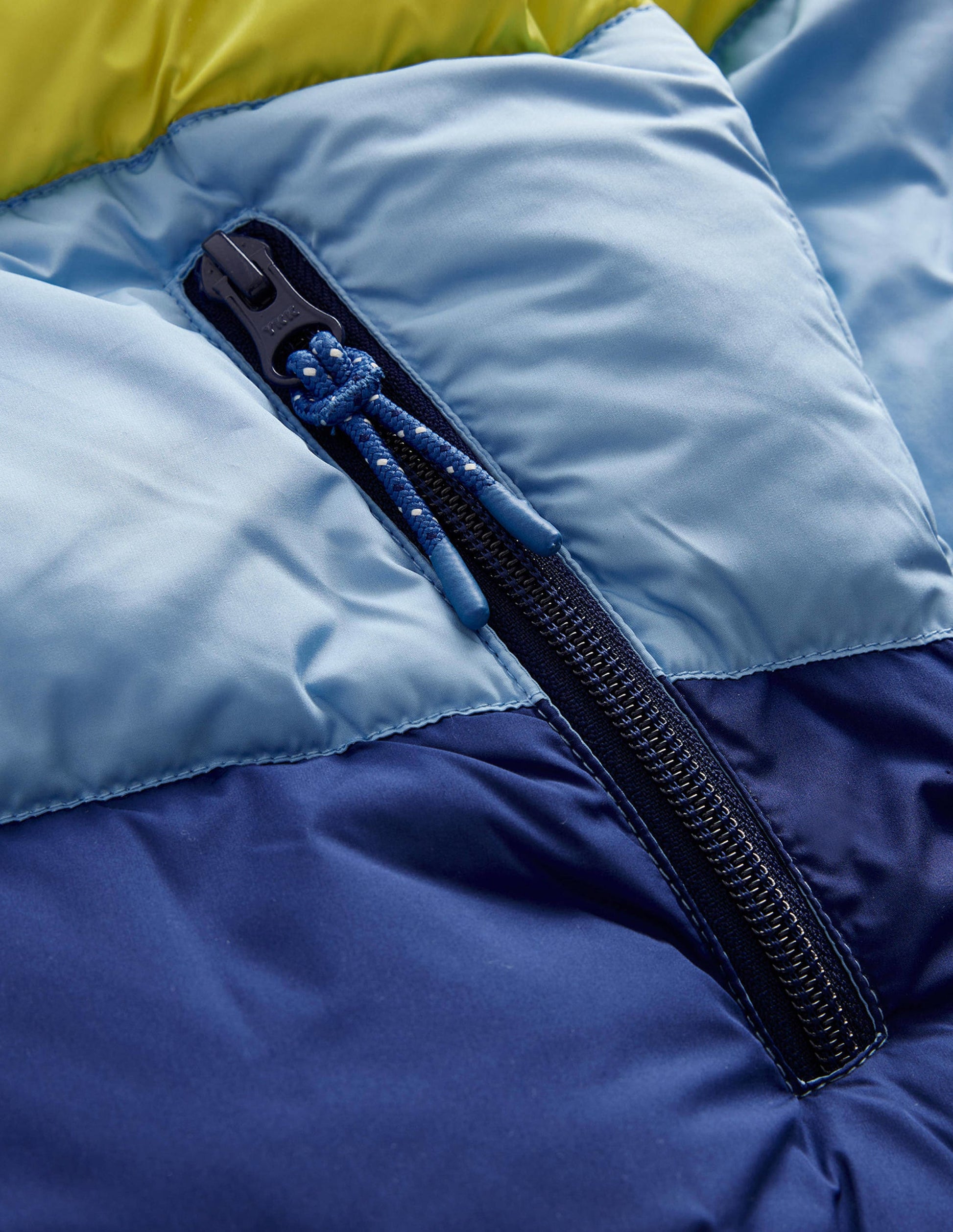Ultimate Padded Coat-Gooseberry / Delft Colourblock-3