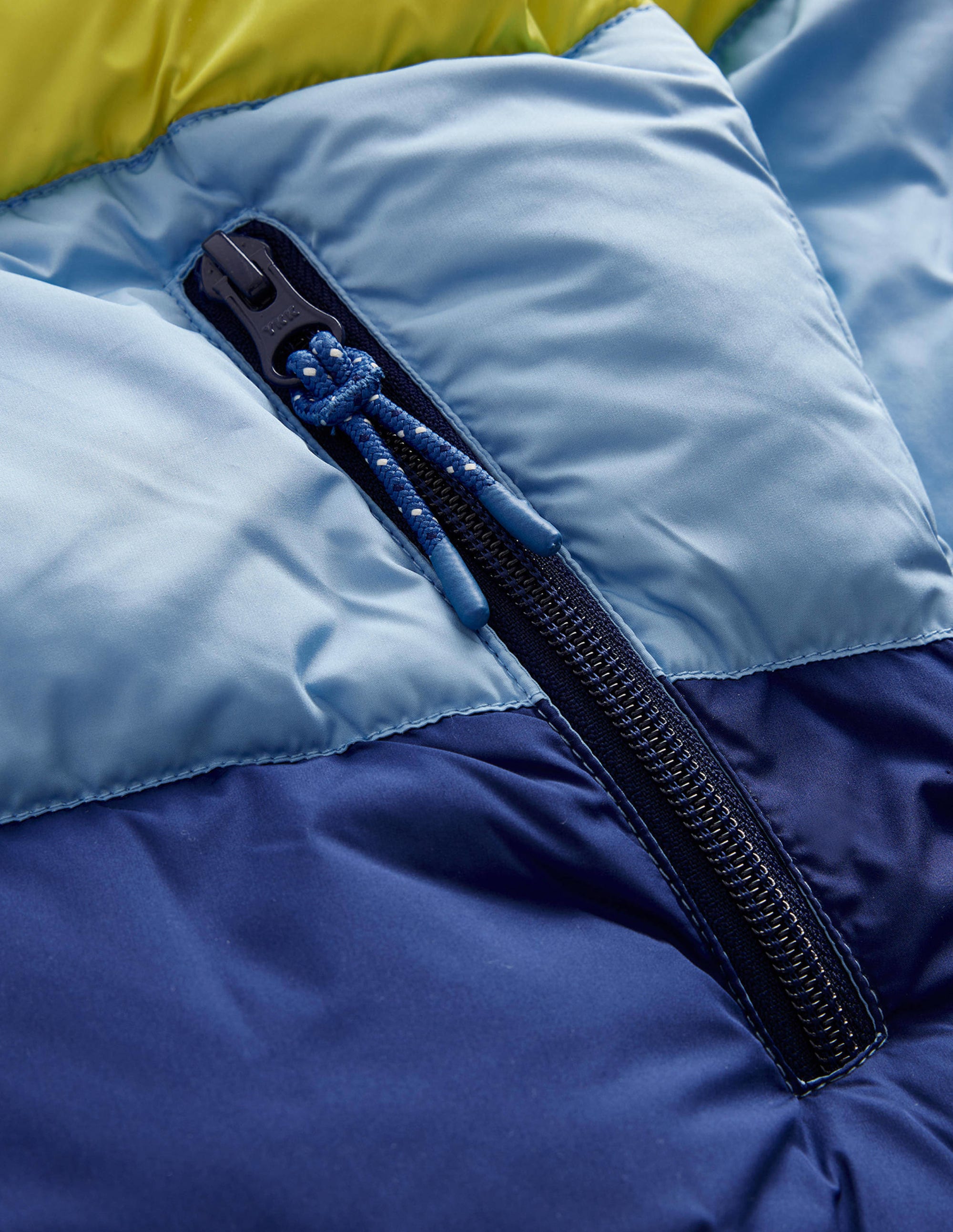 Ultimate Padded Coat-Gooseberry / Delft Colourblock - Image 3
