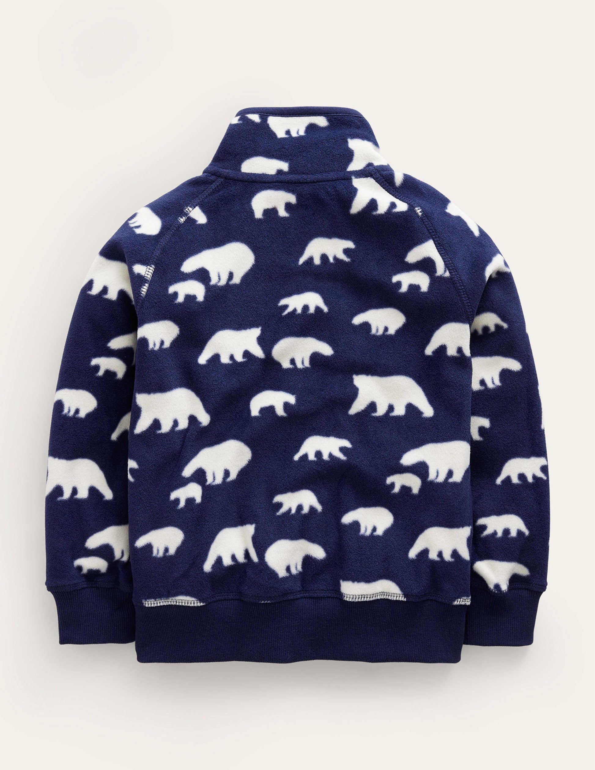 Cosy Fleece-Navy Polar Bears-2