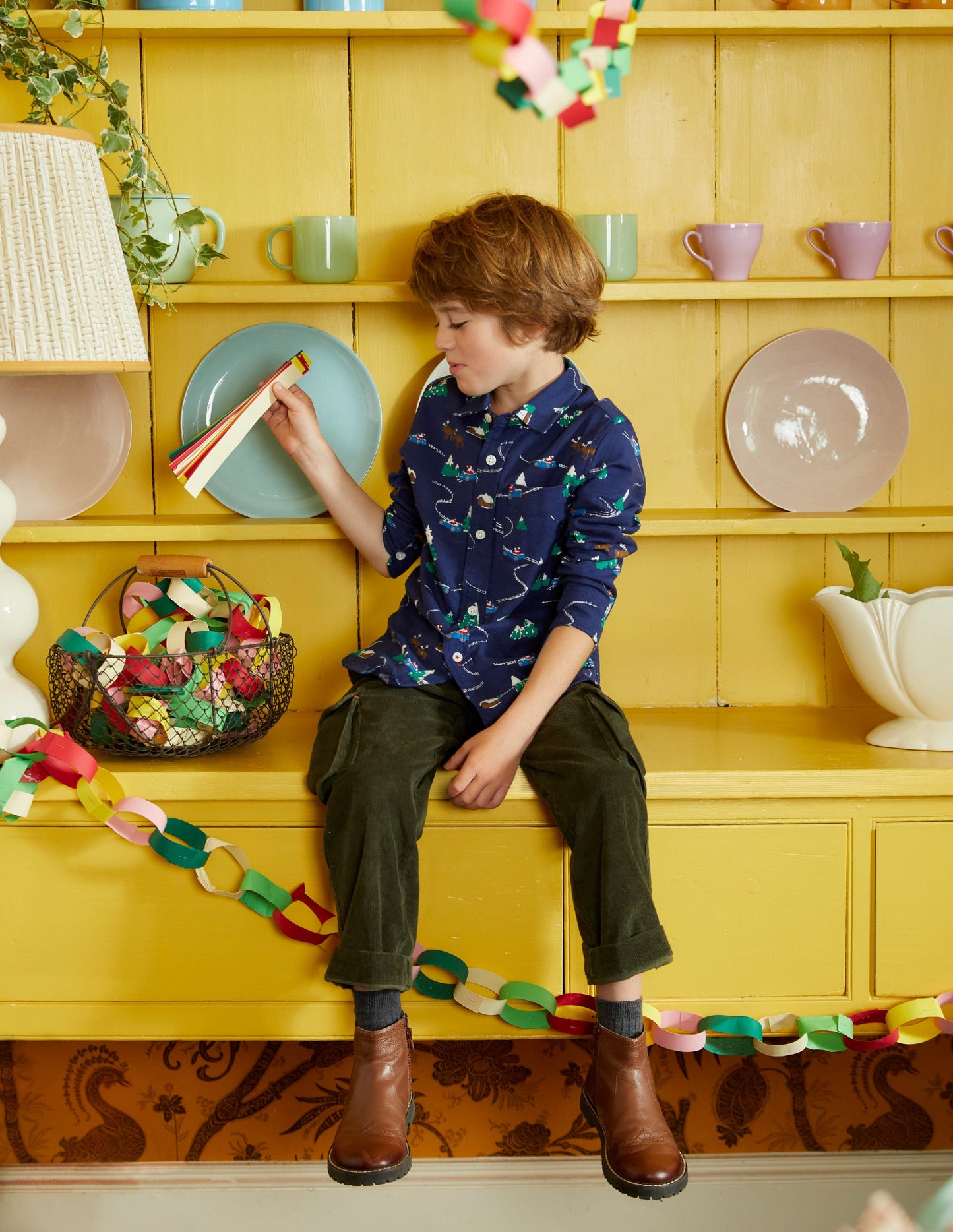 Cord Cargo Trousers-Classic Khaki