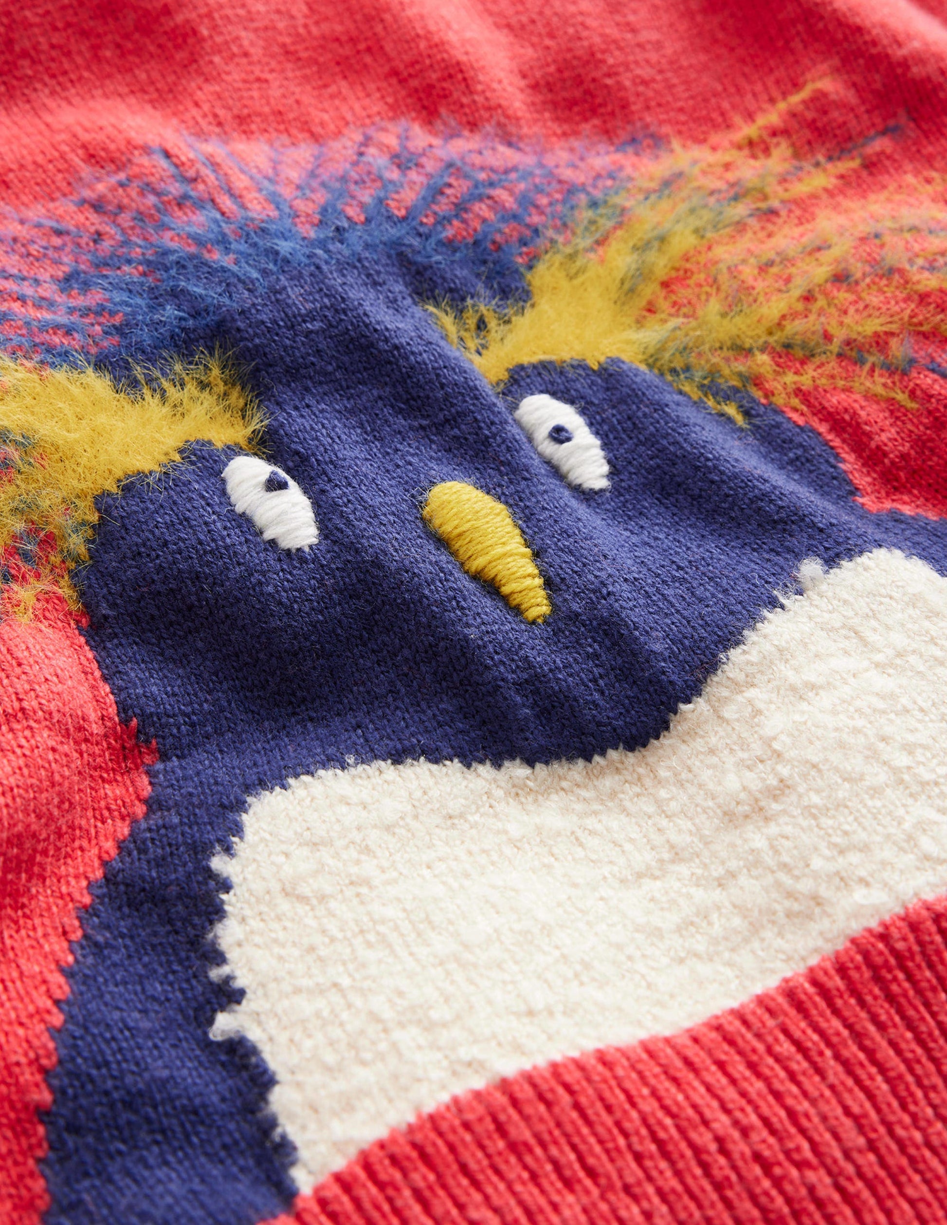Fun Cosy Jumper-Jam Red Penguin-3