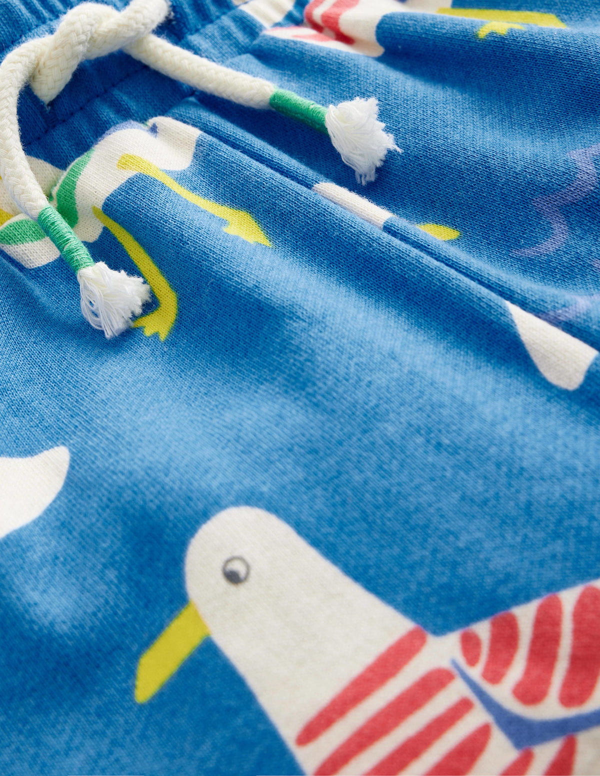 Printed Cosy Relaxed Joggers-Directoire Blue Seagulls-3
