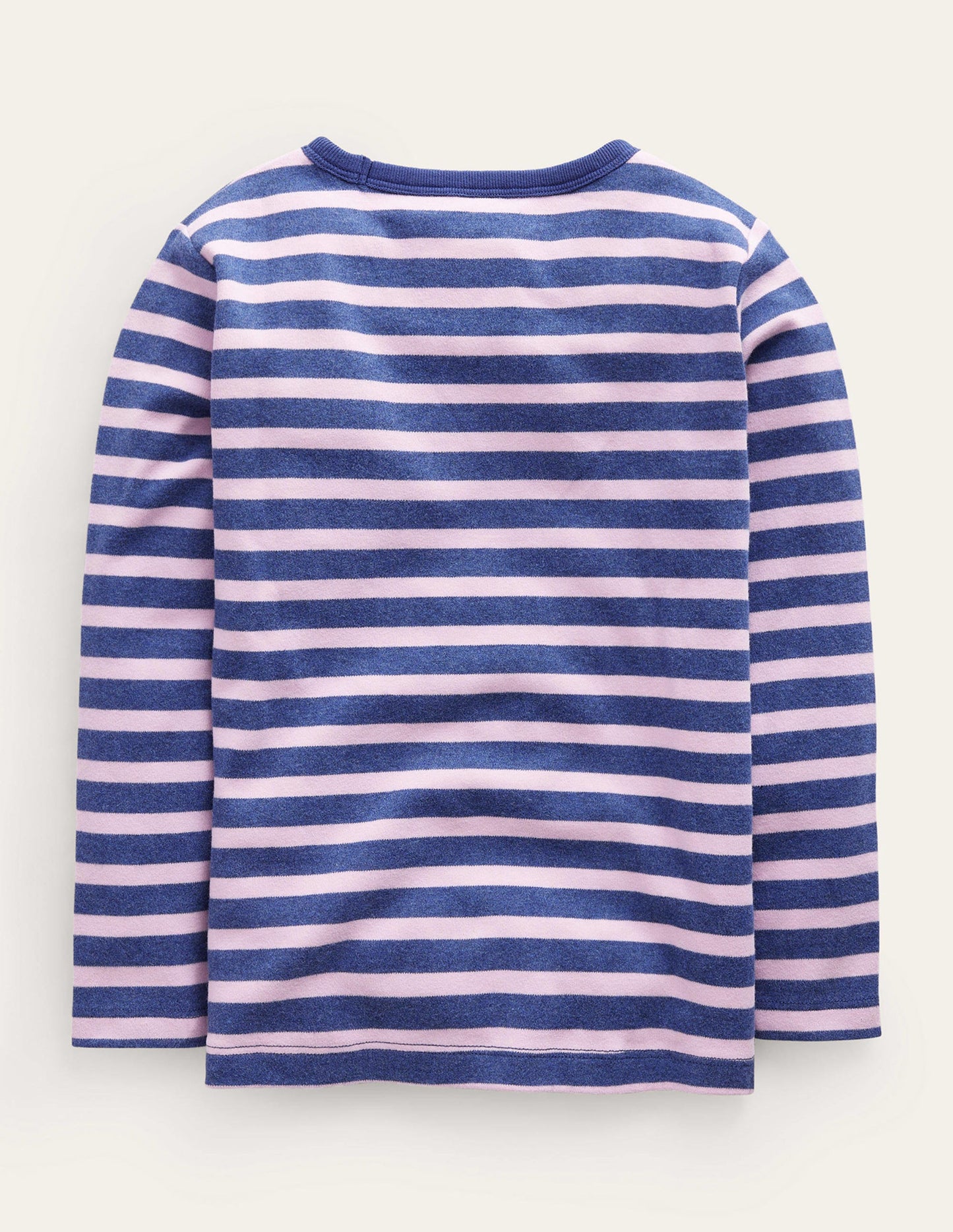 Supersoft Long Sleeve T-shirt-College Navy Marl/Lilac