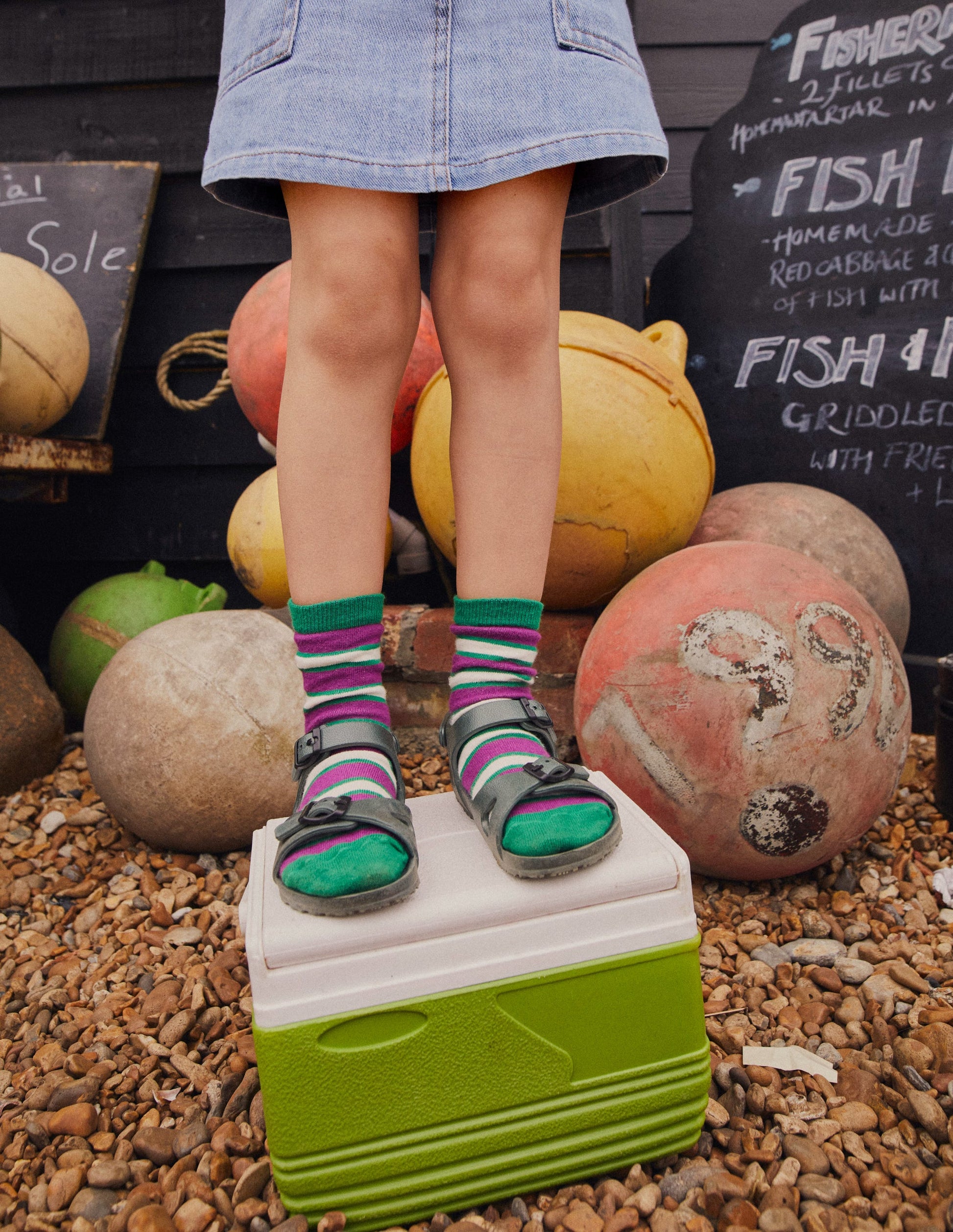 Ribbed Socks 7 Pack-Multi-3
