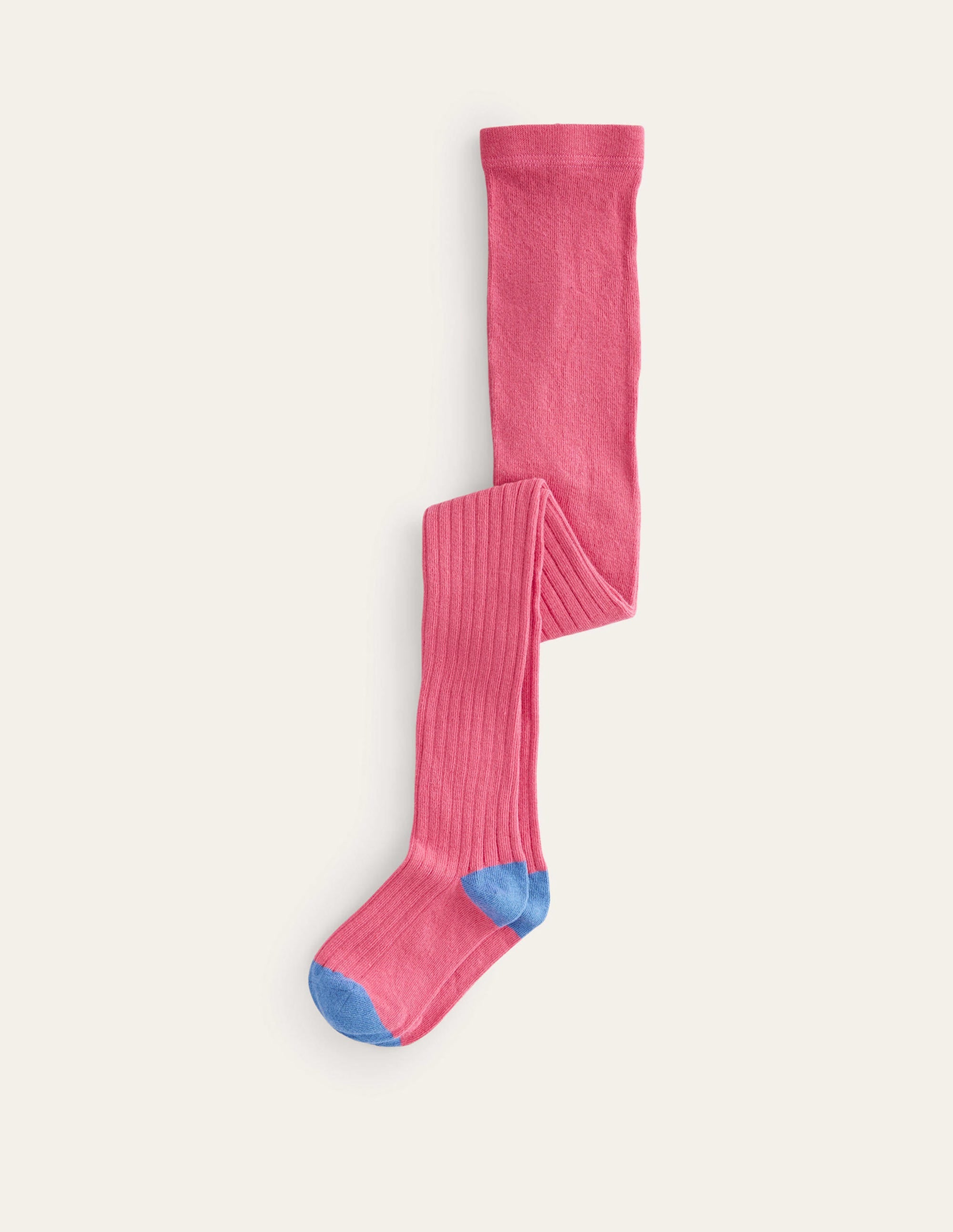 Ribbed Tights-Rose Pink - Image 1