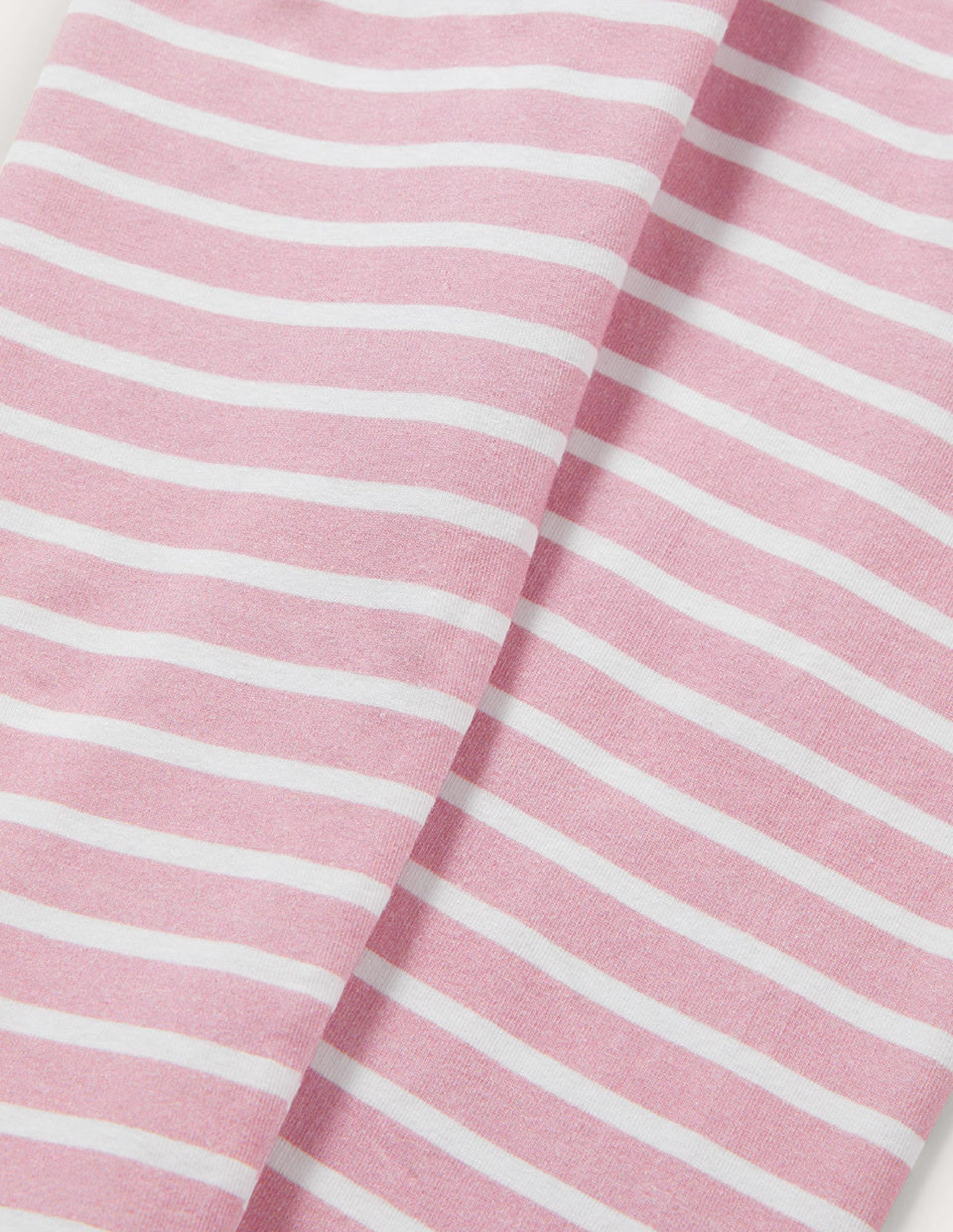 Fun Supersoft Legging-Formica Pink/Ivory Stripe - Image 3