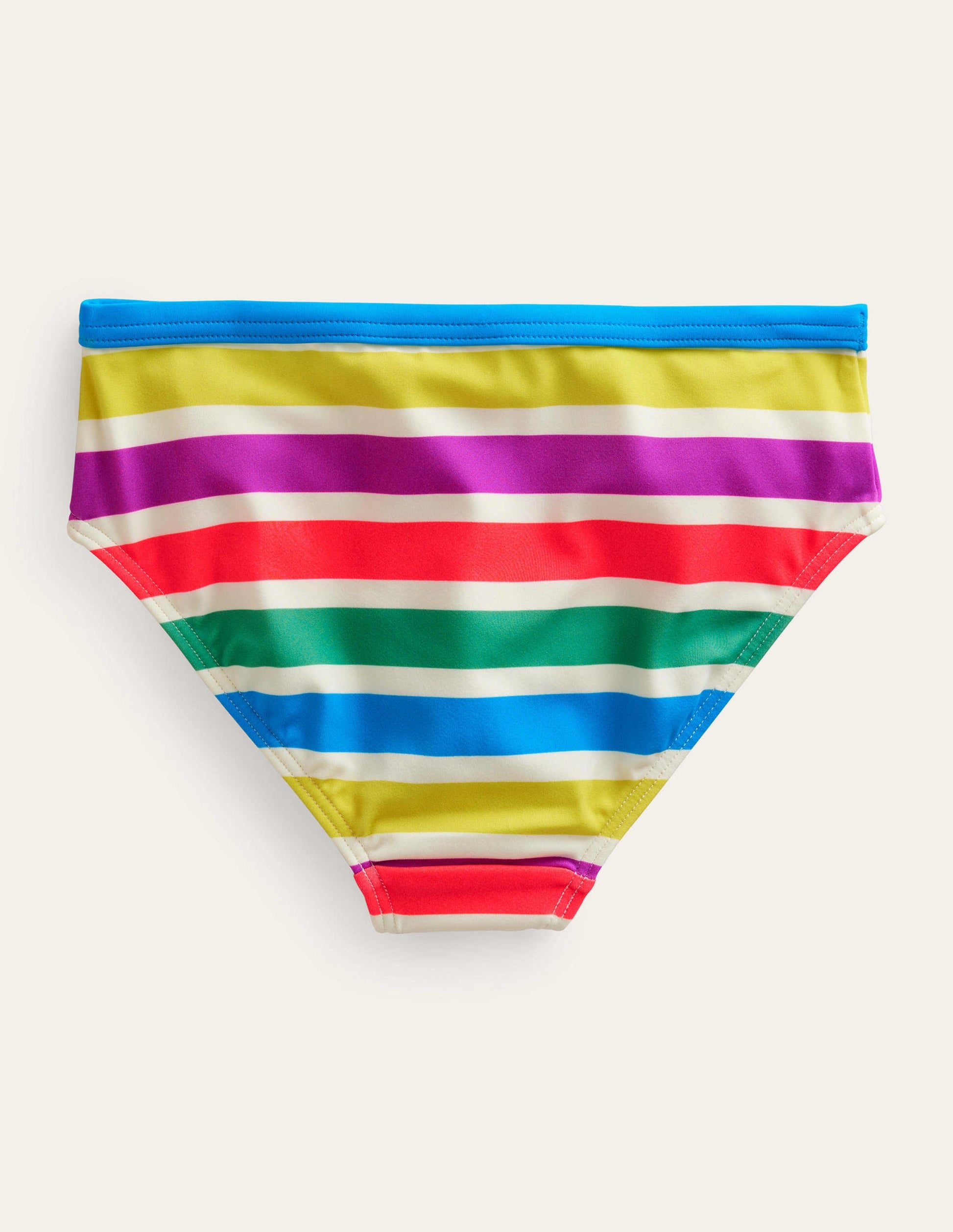 Patterned Bikini Bottoms-Day Tripping Stripe-2