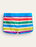Patterned Swim Shorts-Day Tripping Stripe