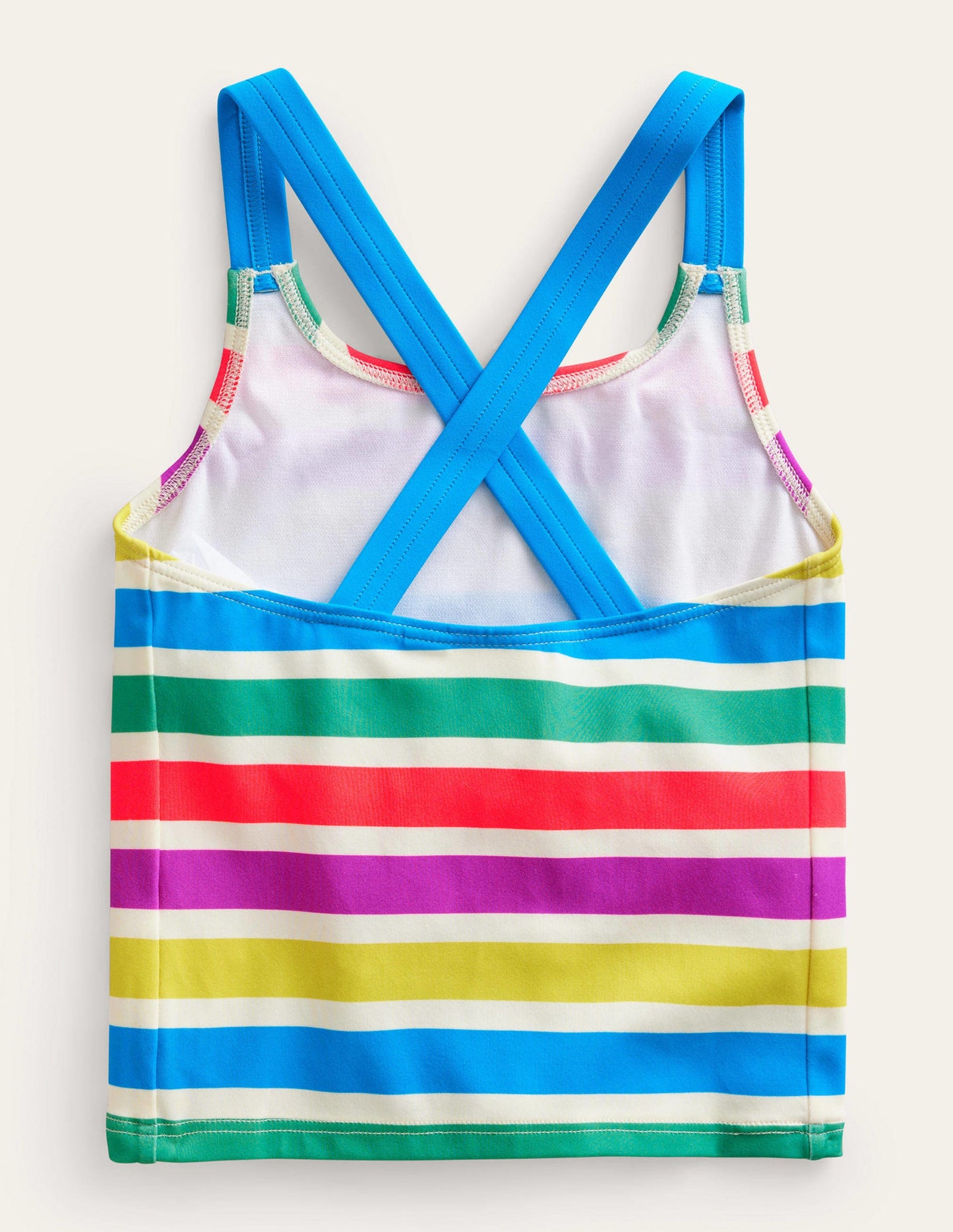 Cross Back Tankini Top-Day Tripping Stripe