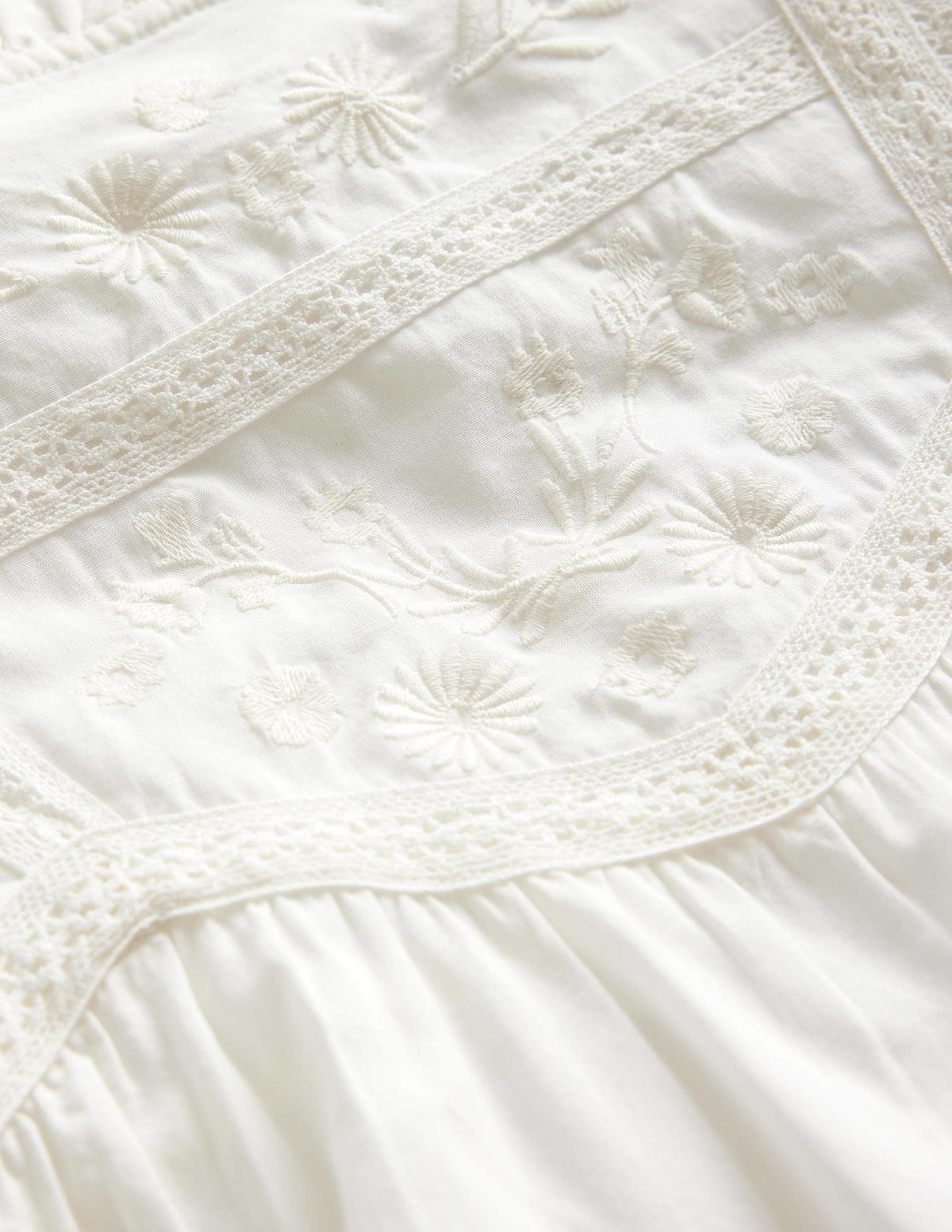 Pretty Lace Blouse-Ivory - Image 3