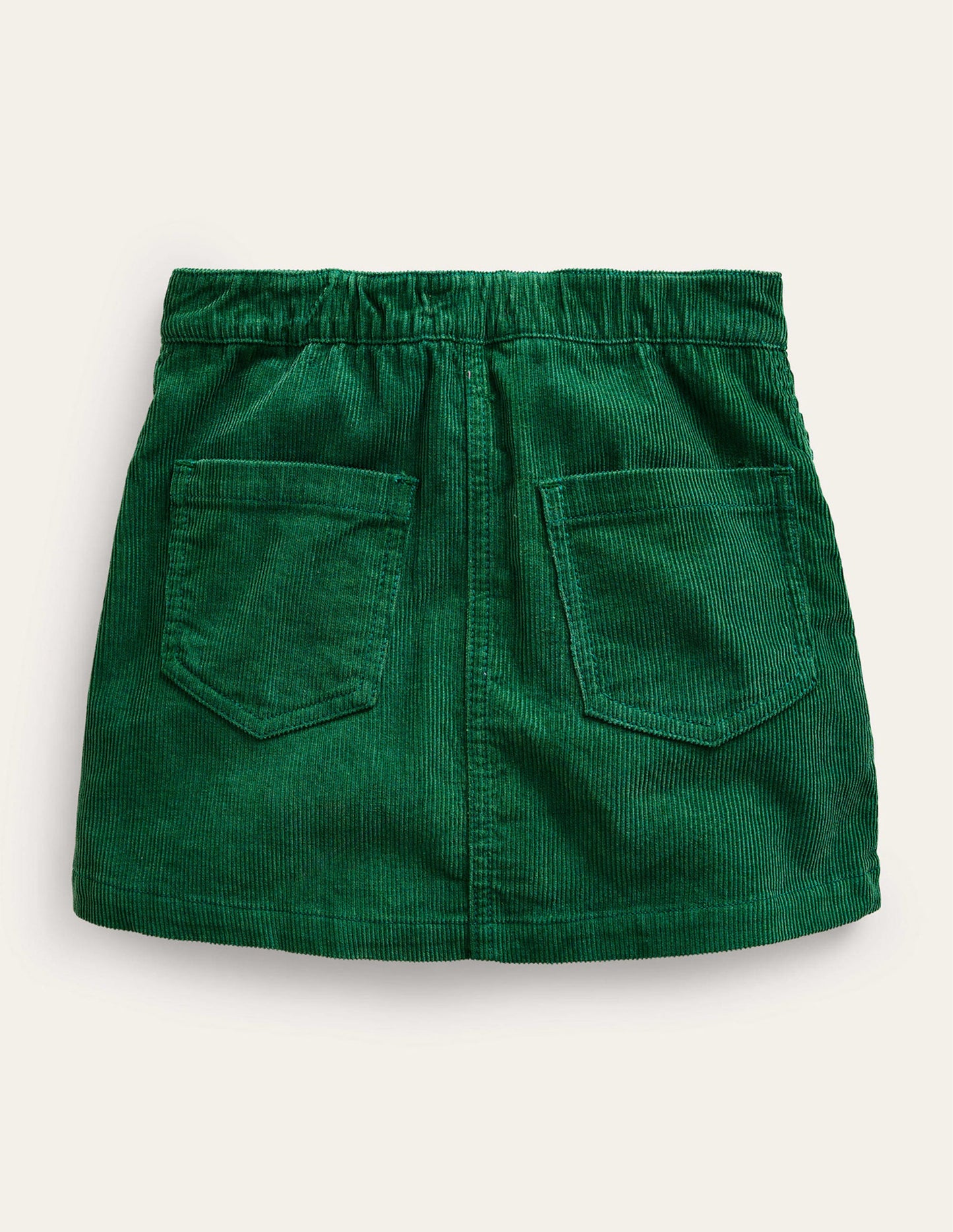 A-Line Mini Skirt-Deep Green