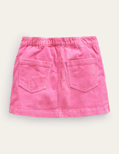 A-Line Mini Skirt-Mid Pink-2
