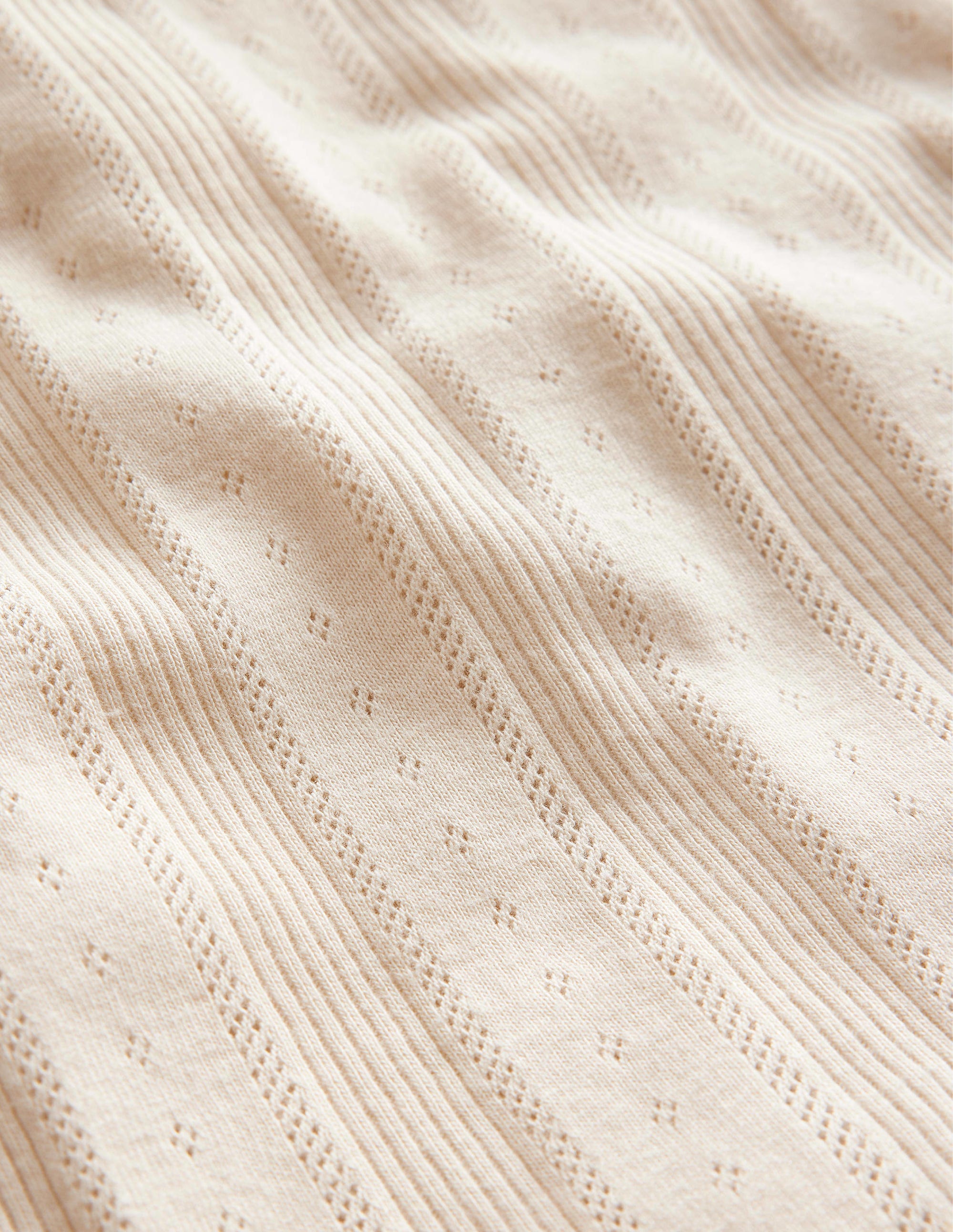 Pointelle Vest-Ivory - Image 3