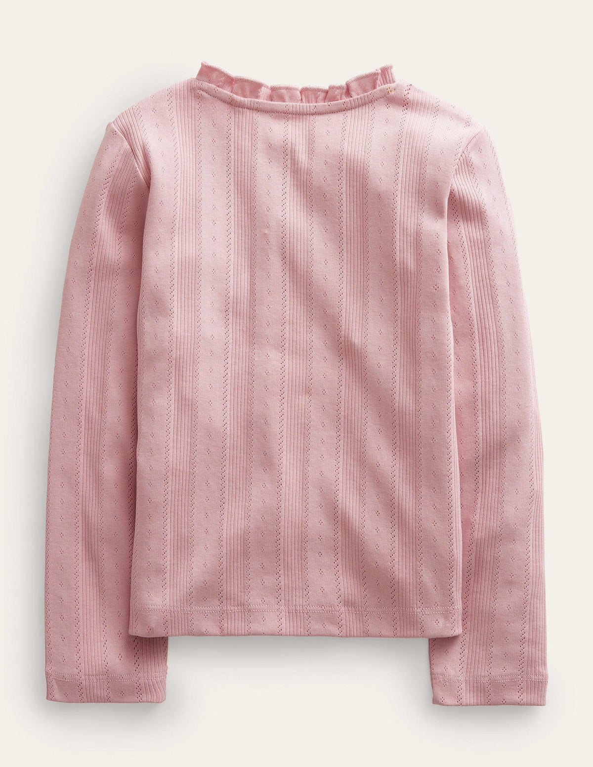 Pointelle Cardigan-Vintage Pink-2