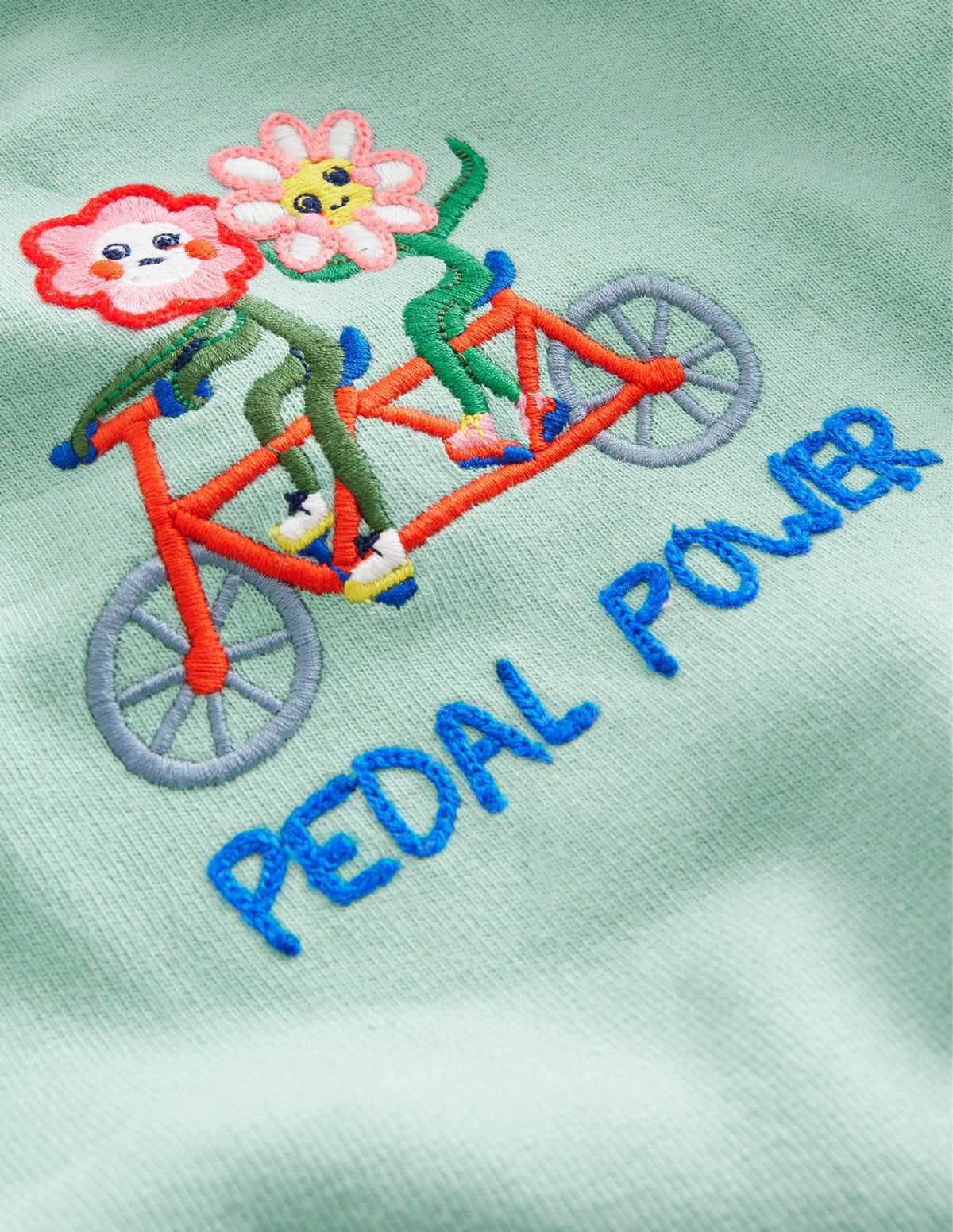 Relaxed Logo Sweatshirt-Opal Green-3