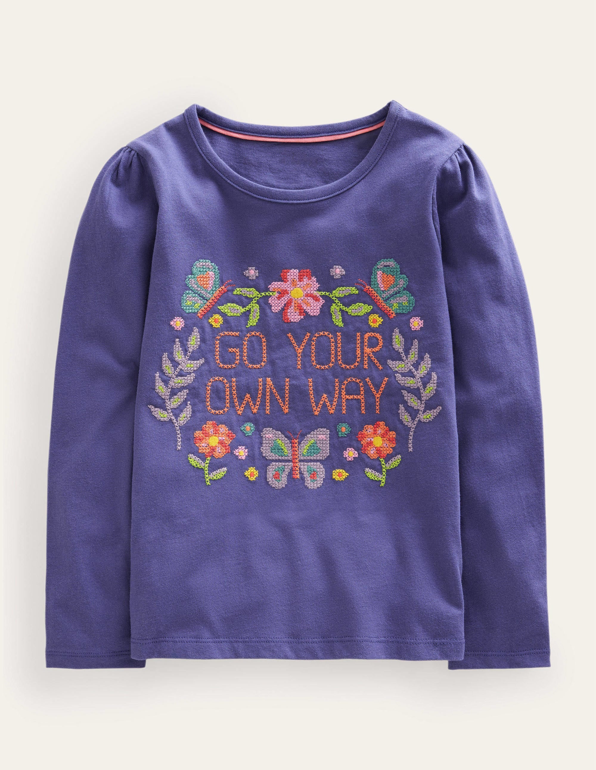 Embroidered T-Shirt-Soft Starboard - Image 1