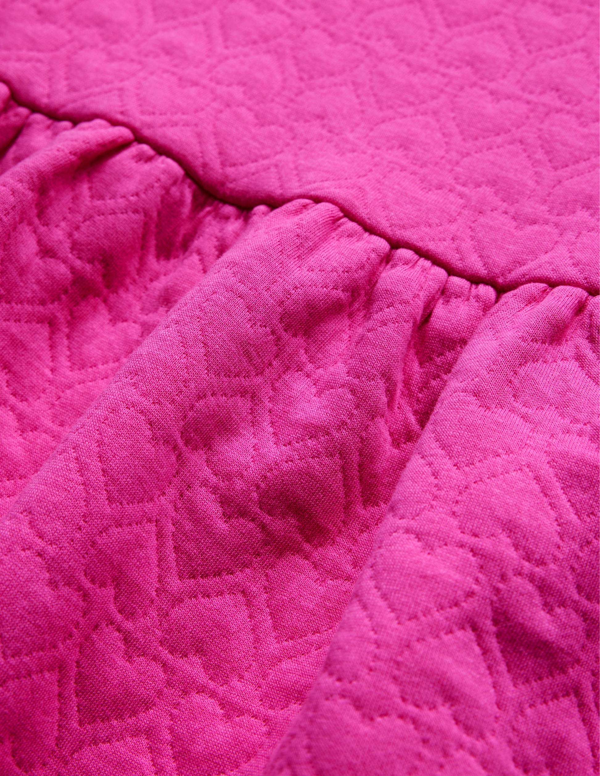 Heart Jacquard Sweat Dress-Phlox Pink-3