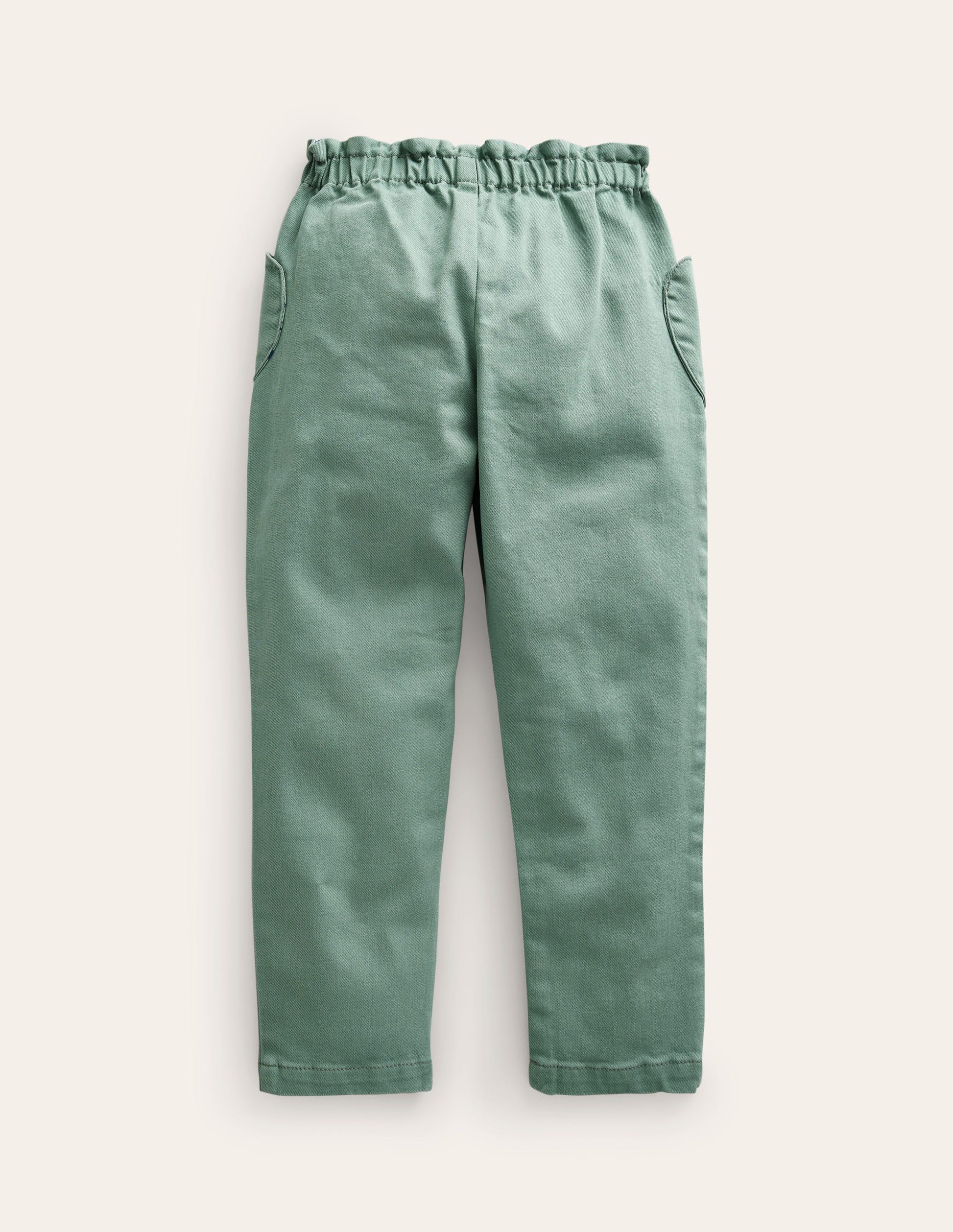 Pull-On Trousers-Green Smoke-2