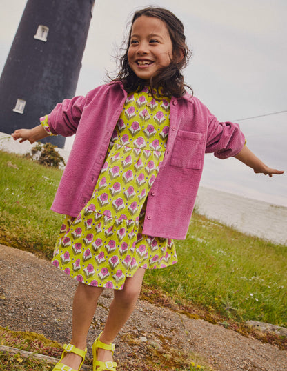 Relaxed Cord Shirt-Teacup Pink-1