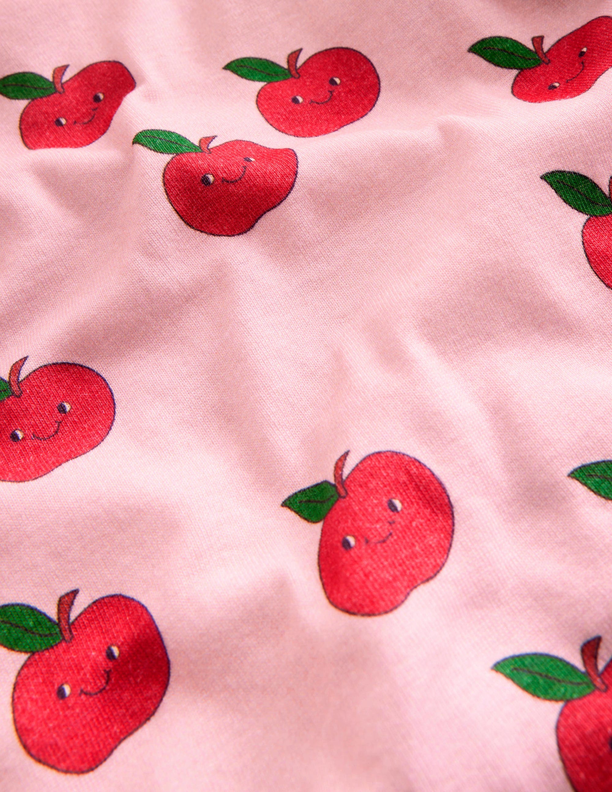 Snug Long John Pyjamas-Almond Pink Apple - Image 3