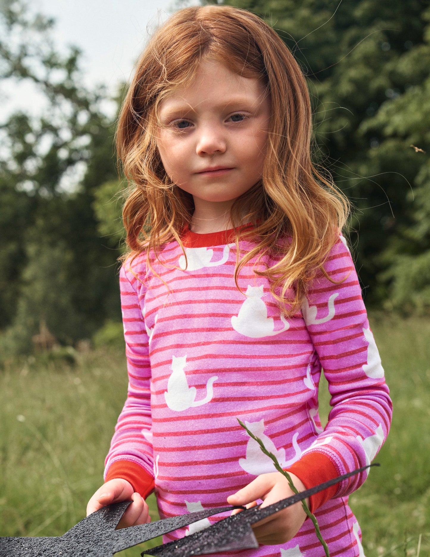 Snug Glow-In-The-Dark Pyjamas-Pink Cats