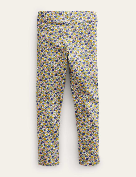 Appliqué Leggings-Multi Floral Butterfly