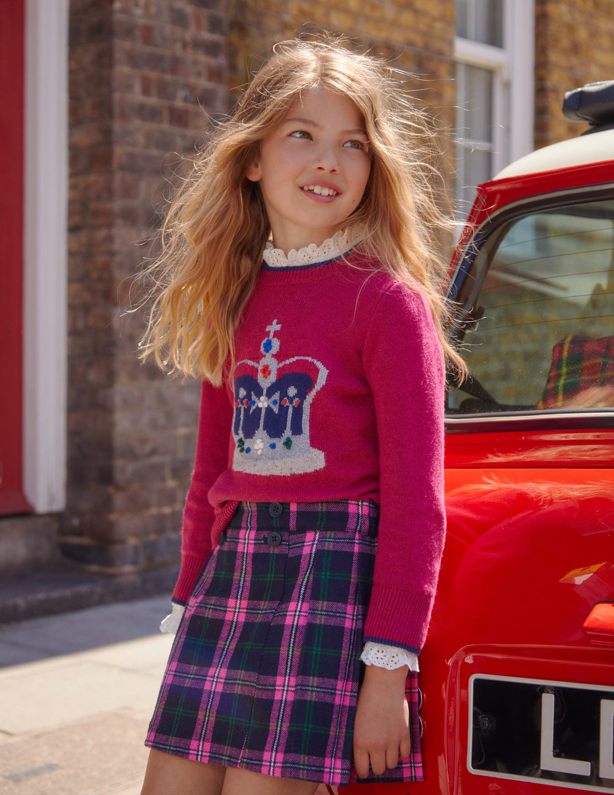 Crown Jumper-Penelope Pink - Image 4
