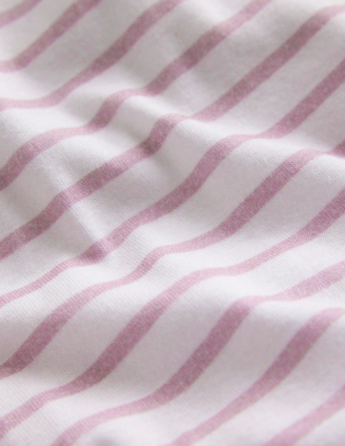 Snug Striped Long John Pyjamas-Pink/Ivory-3