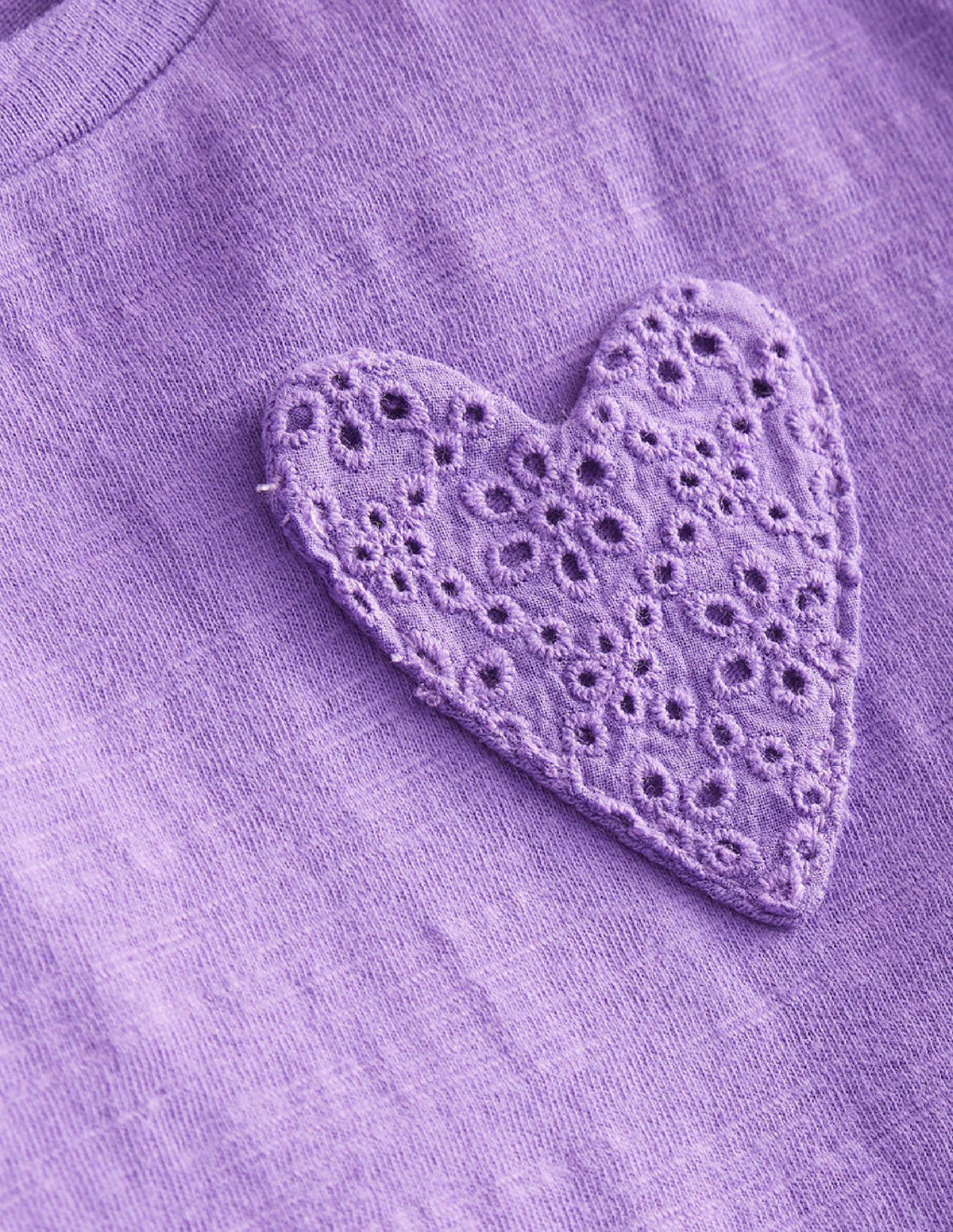 Heart Pocket T-shirt-Aster Purple - Image 3