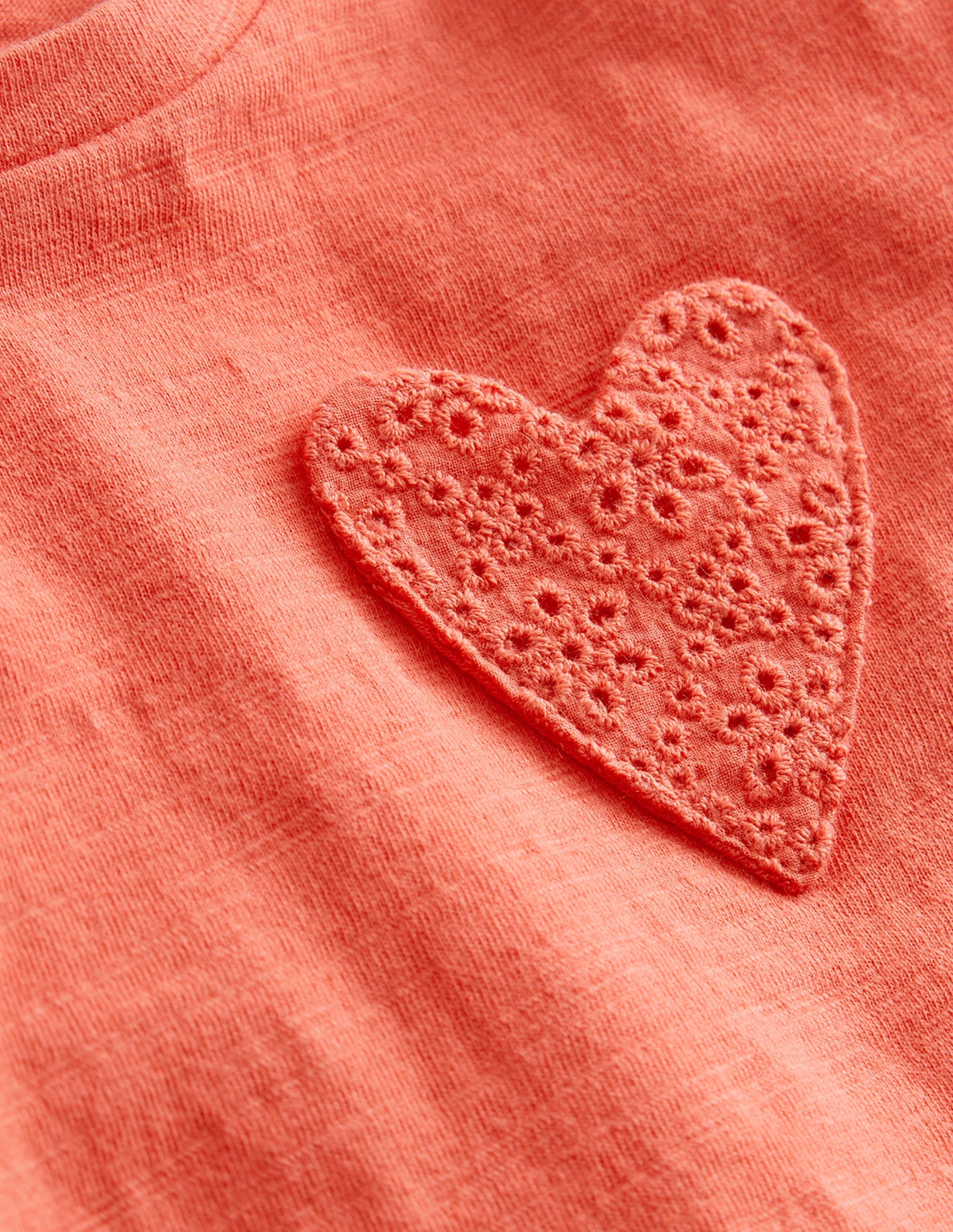 Heart Pocket T-shirt-Jam Red - Image 3