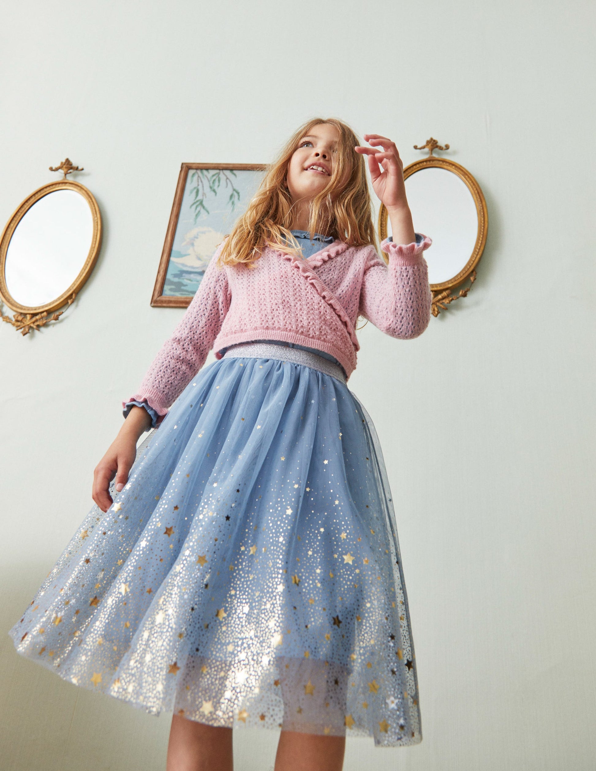 Ballet Wrap Cardigan-Almond Pink-4