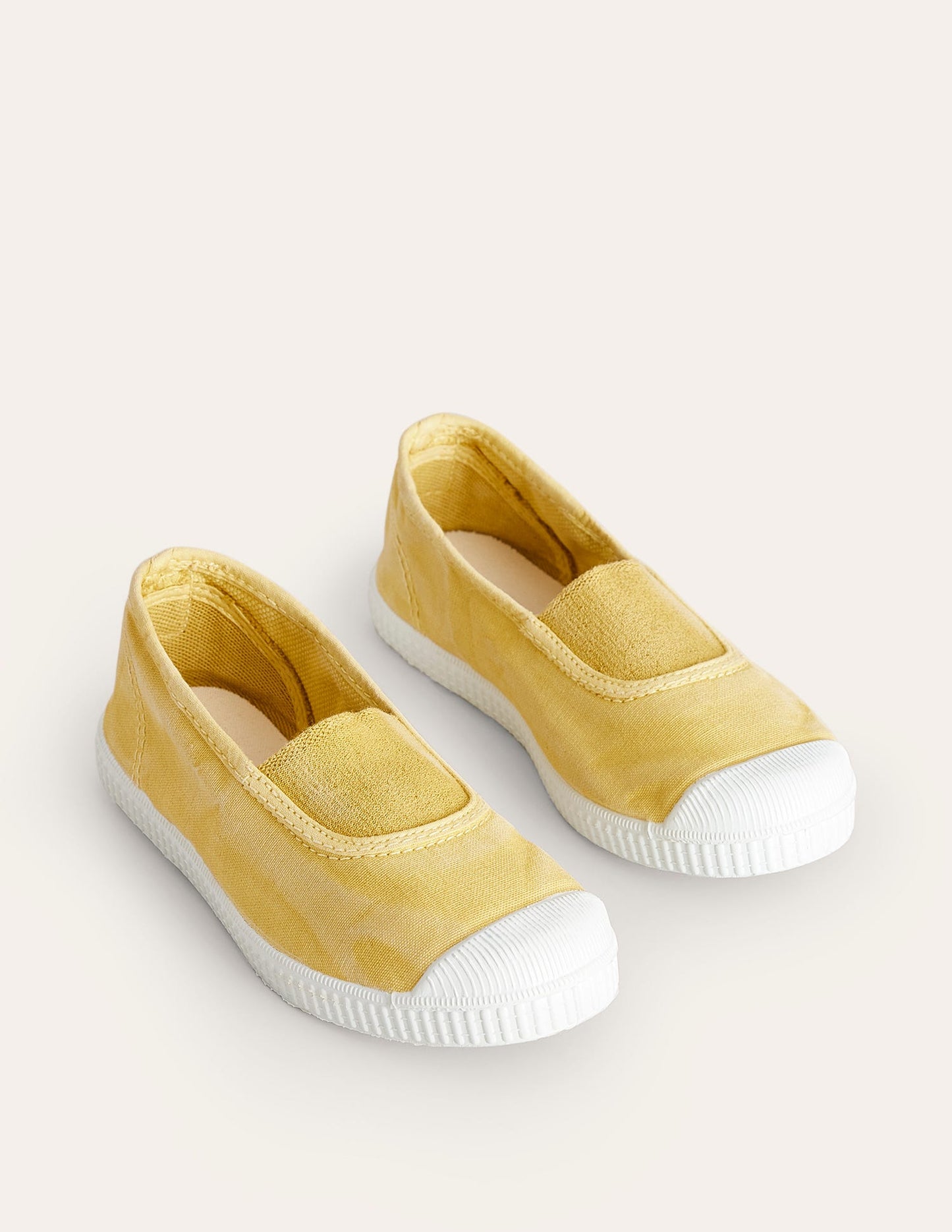 Canvas Plimsolls-Yellow