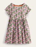 Short Sleeve Fun Jersey Dress-Soft Lavender Crocs