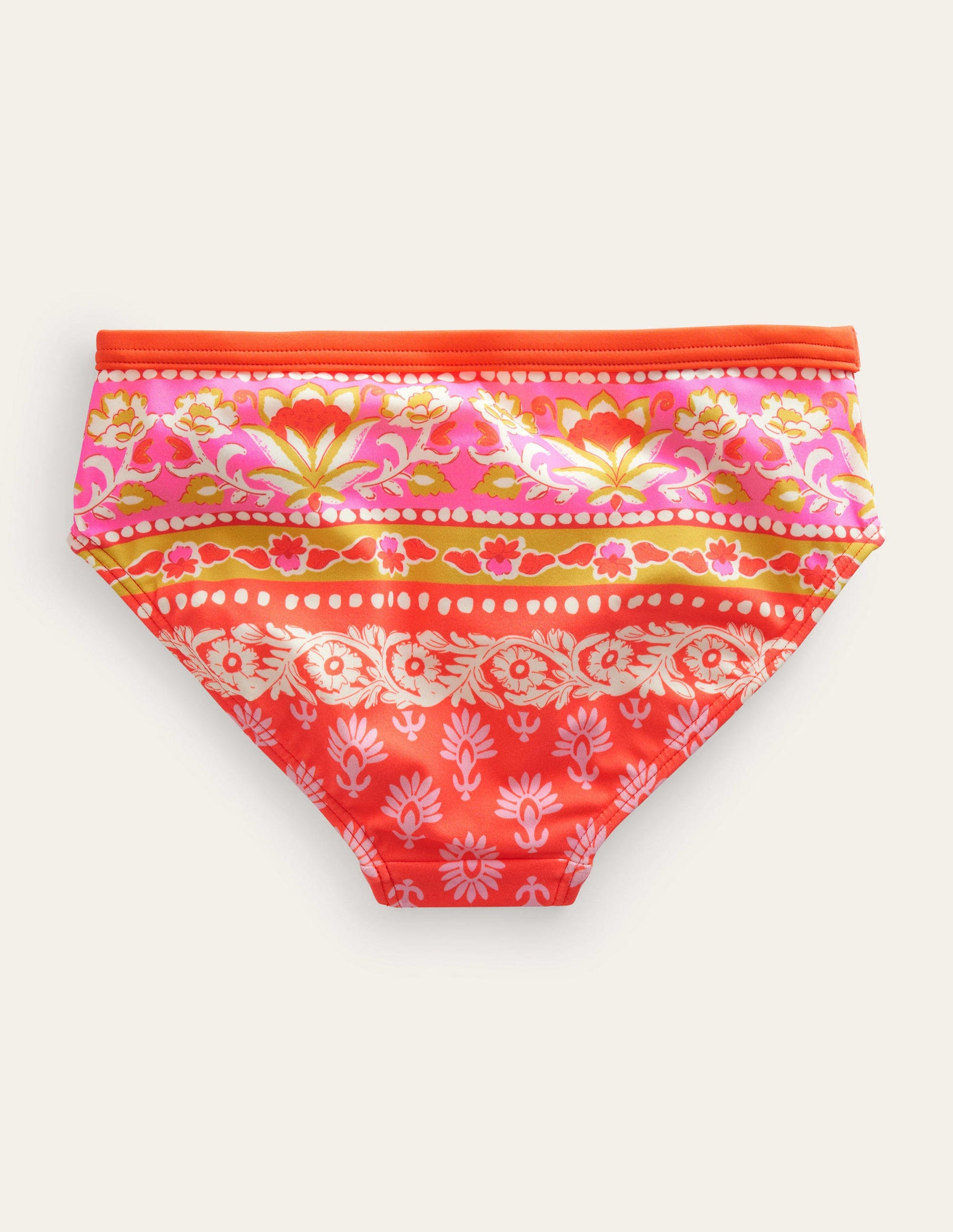 Patterned Bikini Bottoms-Firework Woodblock-2