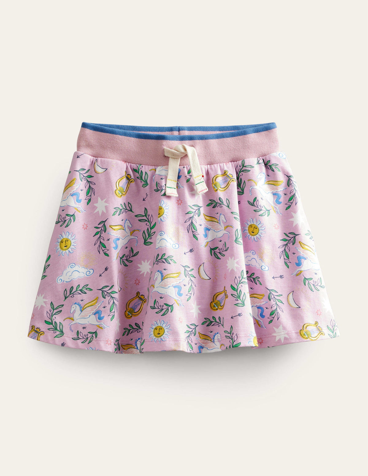 Printed Jersey Skort-Winsome Orchid/Metallic-1