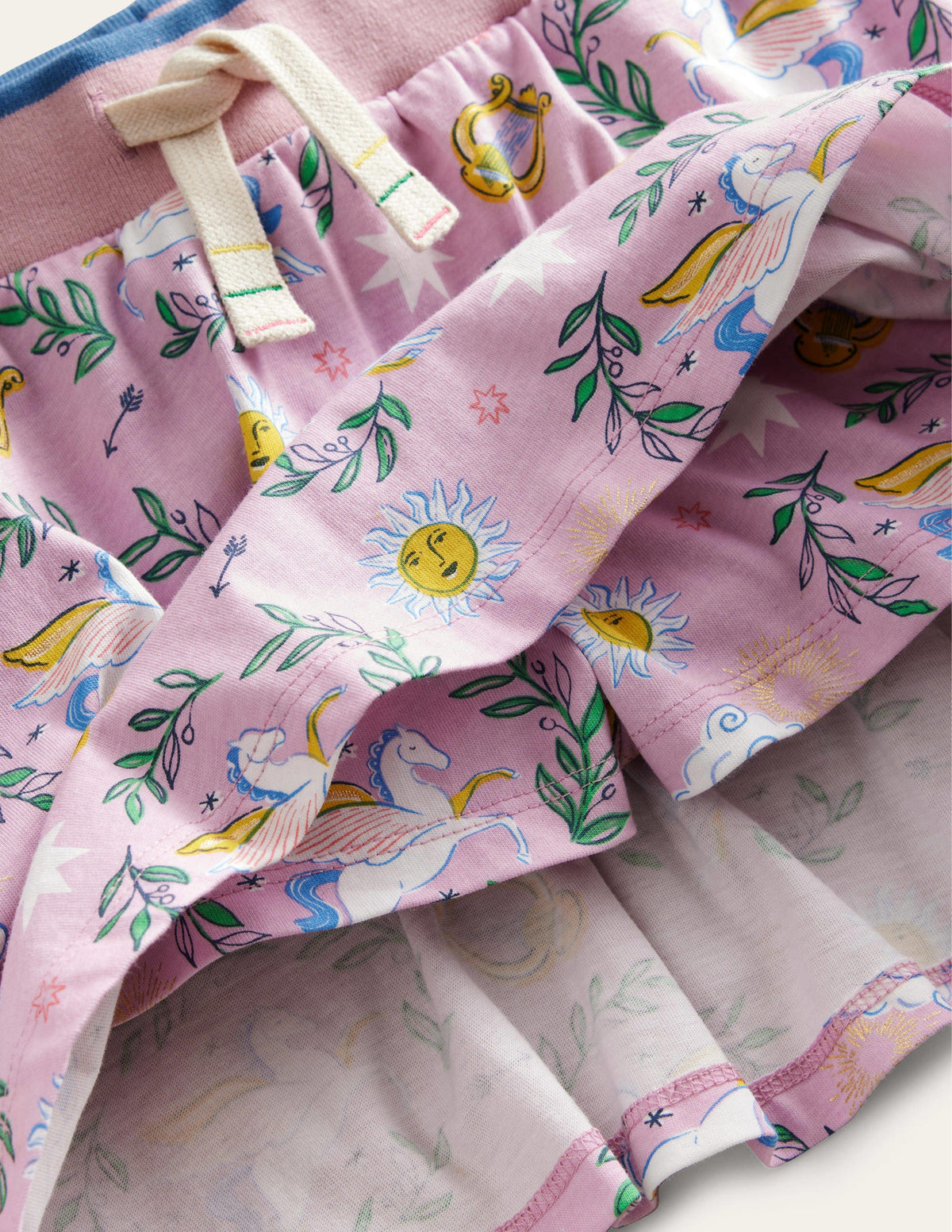 Printed Jersey Skort-Winsome Orchid/Metallic - Image 3