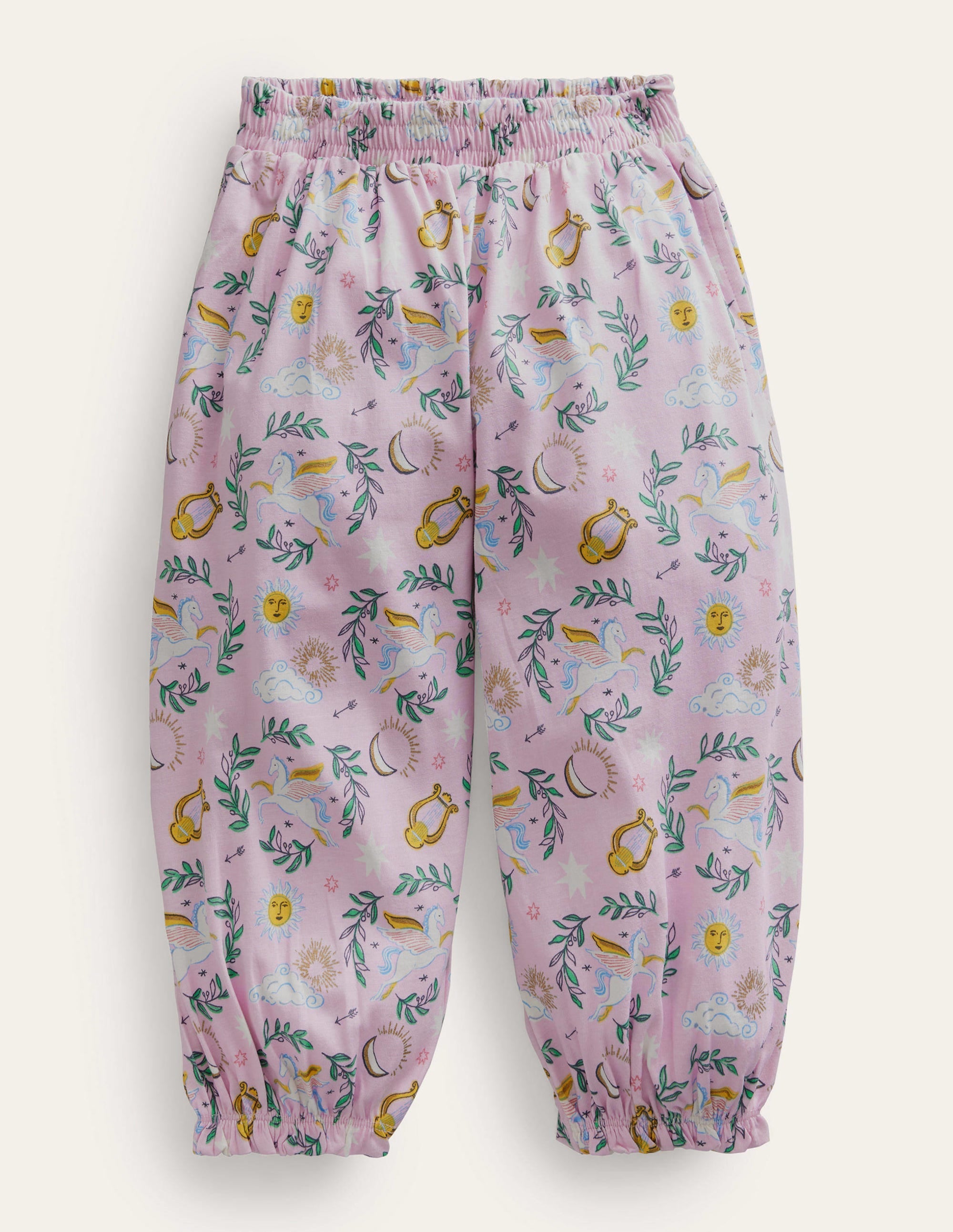 Jersey Harem Trousers-Winsome Orchid Pink Toile - Image 1