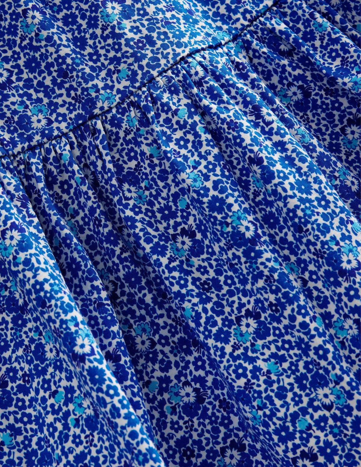 Tiered Jersey Maxi Dress-Cabana Blue Floral - Image 3