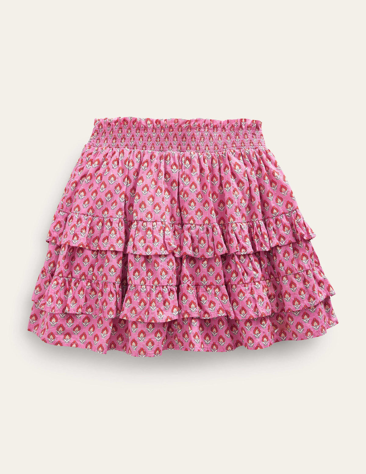 Ruffle Mini Skort-Azalea Woodblock - Image 2