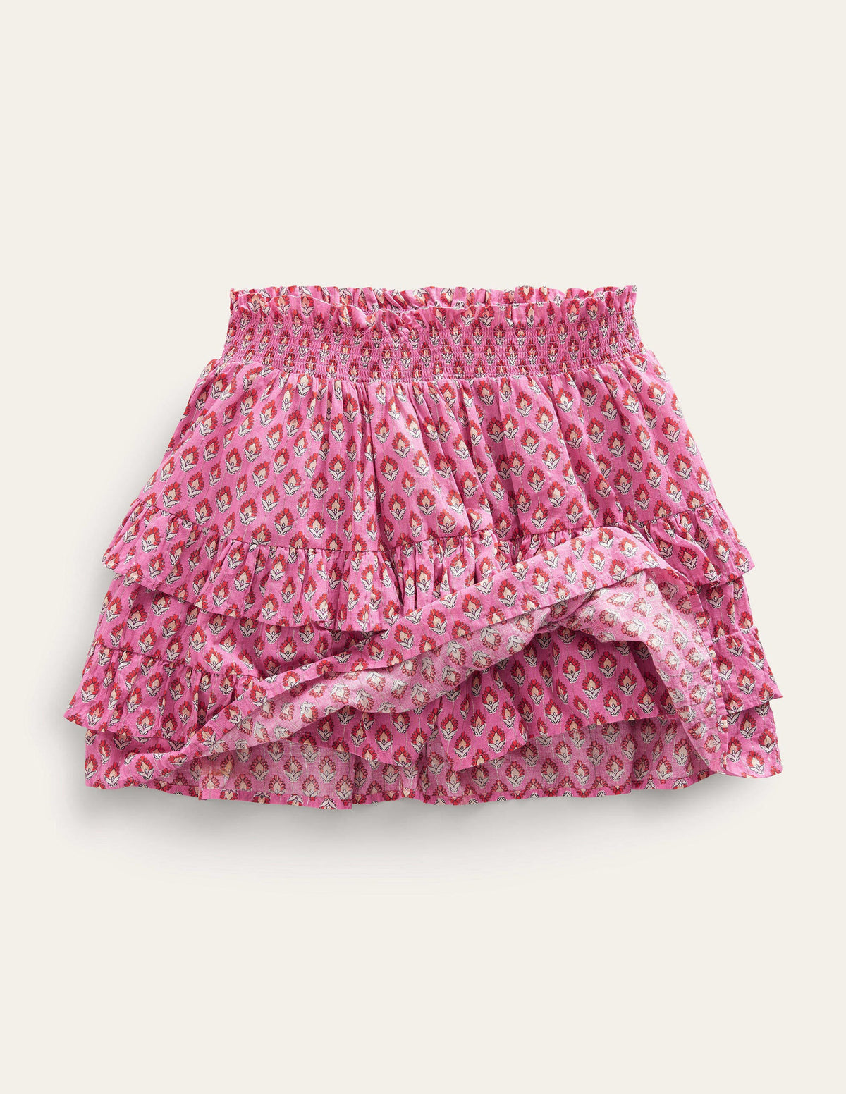Ruffle Mini Skort-Azalea Woodblock - Image 4