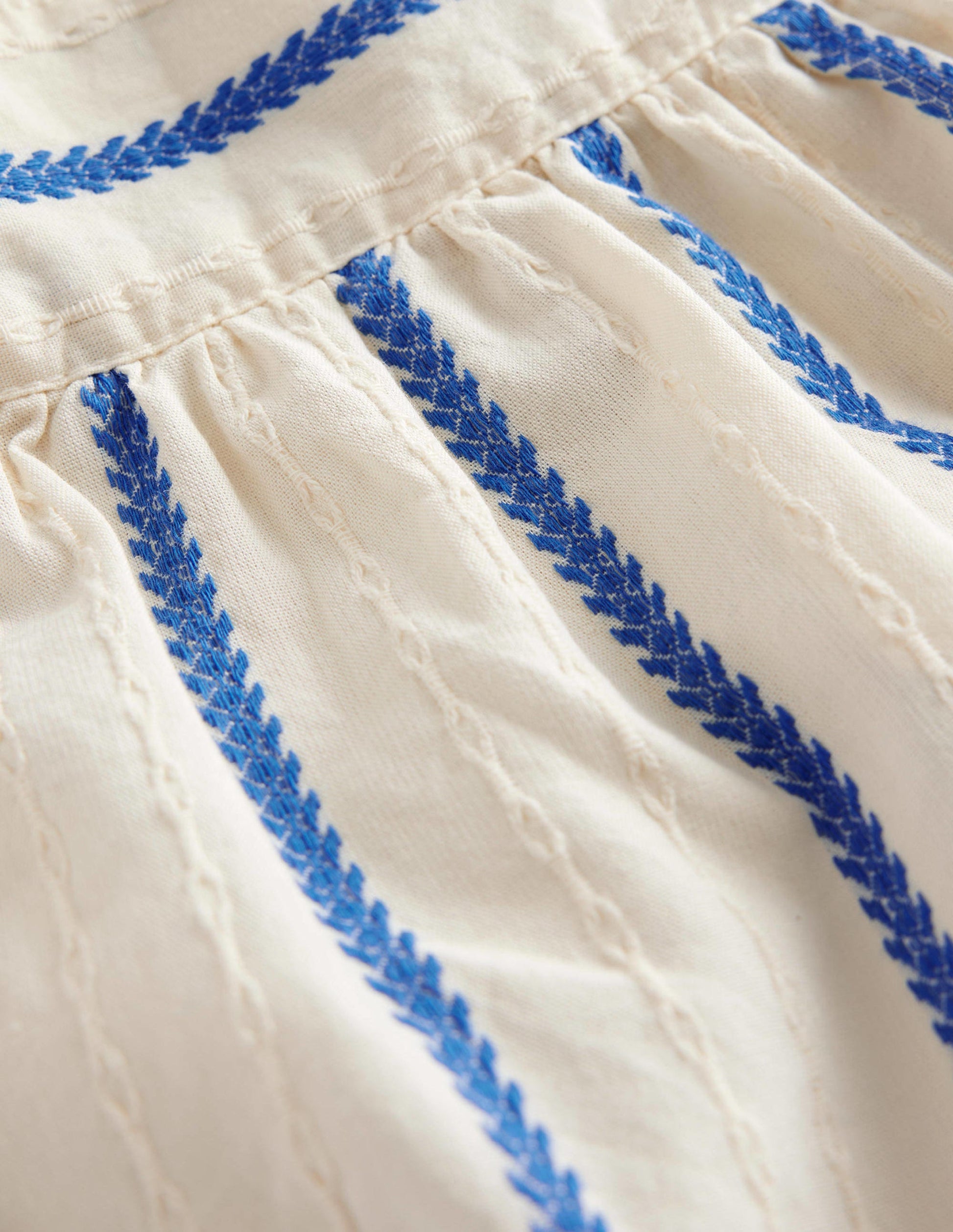 Textured Woven Top-Ivory-3