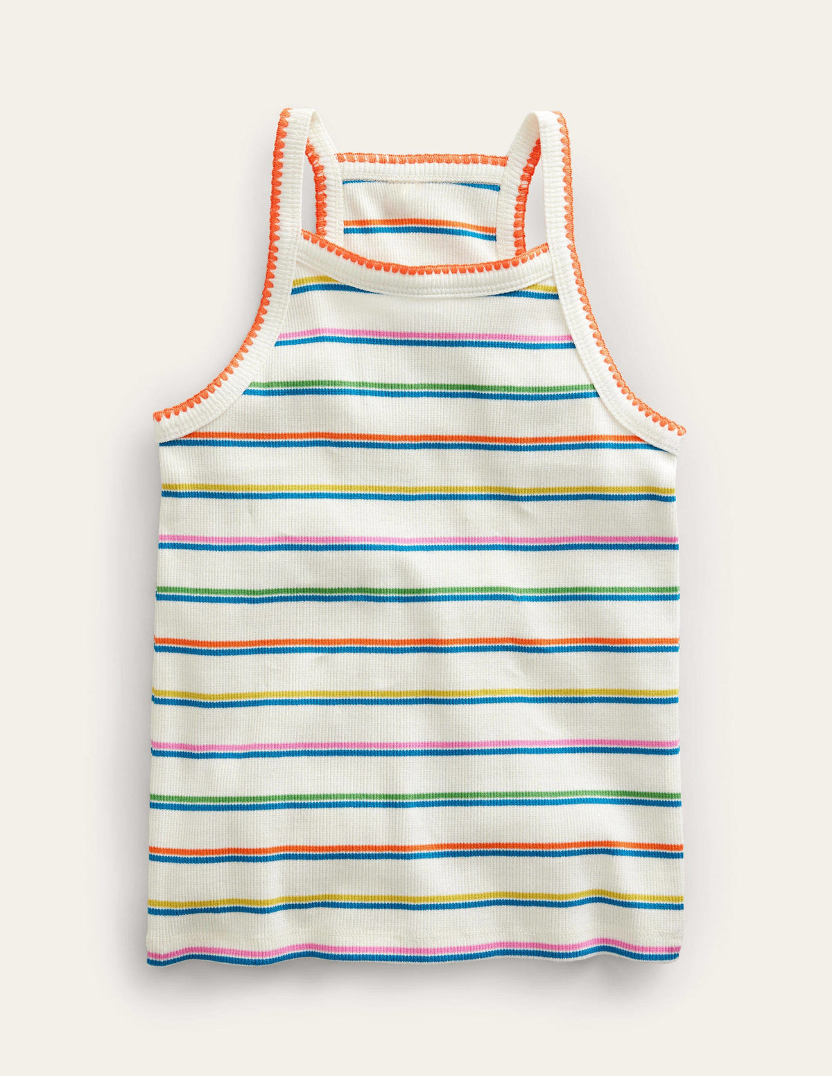 Cut Away Vest-Bright Petal Pink/Island Blue - Image 1