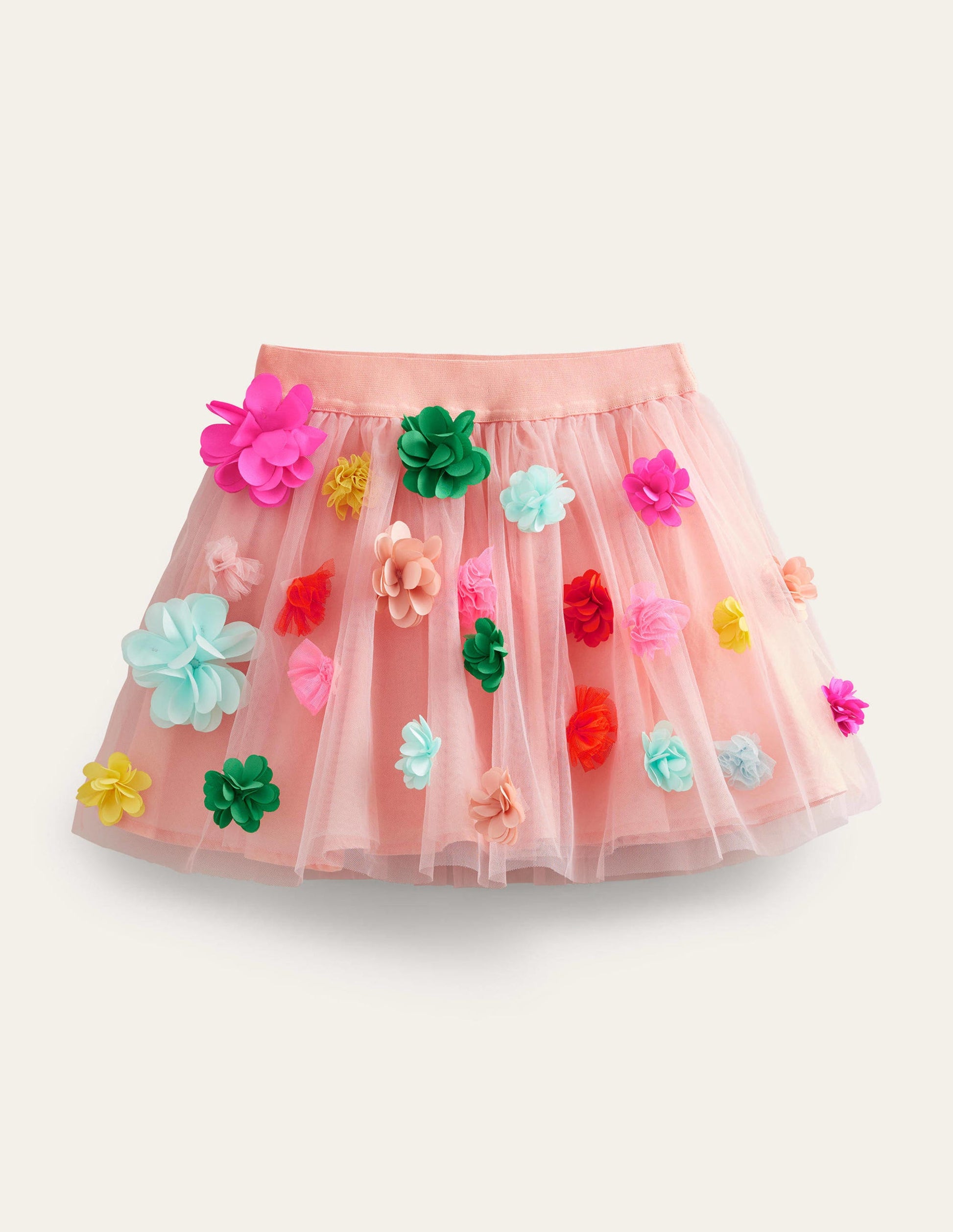 Tulle Flutter Skirt-Pink Ombre-1