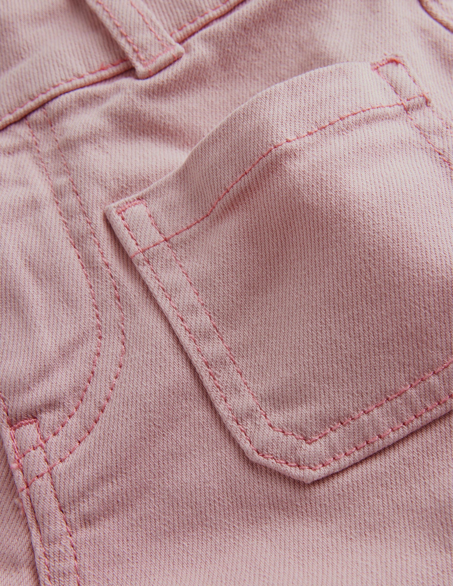 Cropped Woven Trousers-Boto Pink