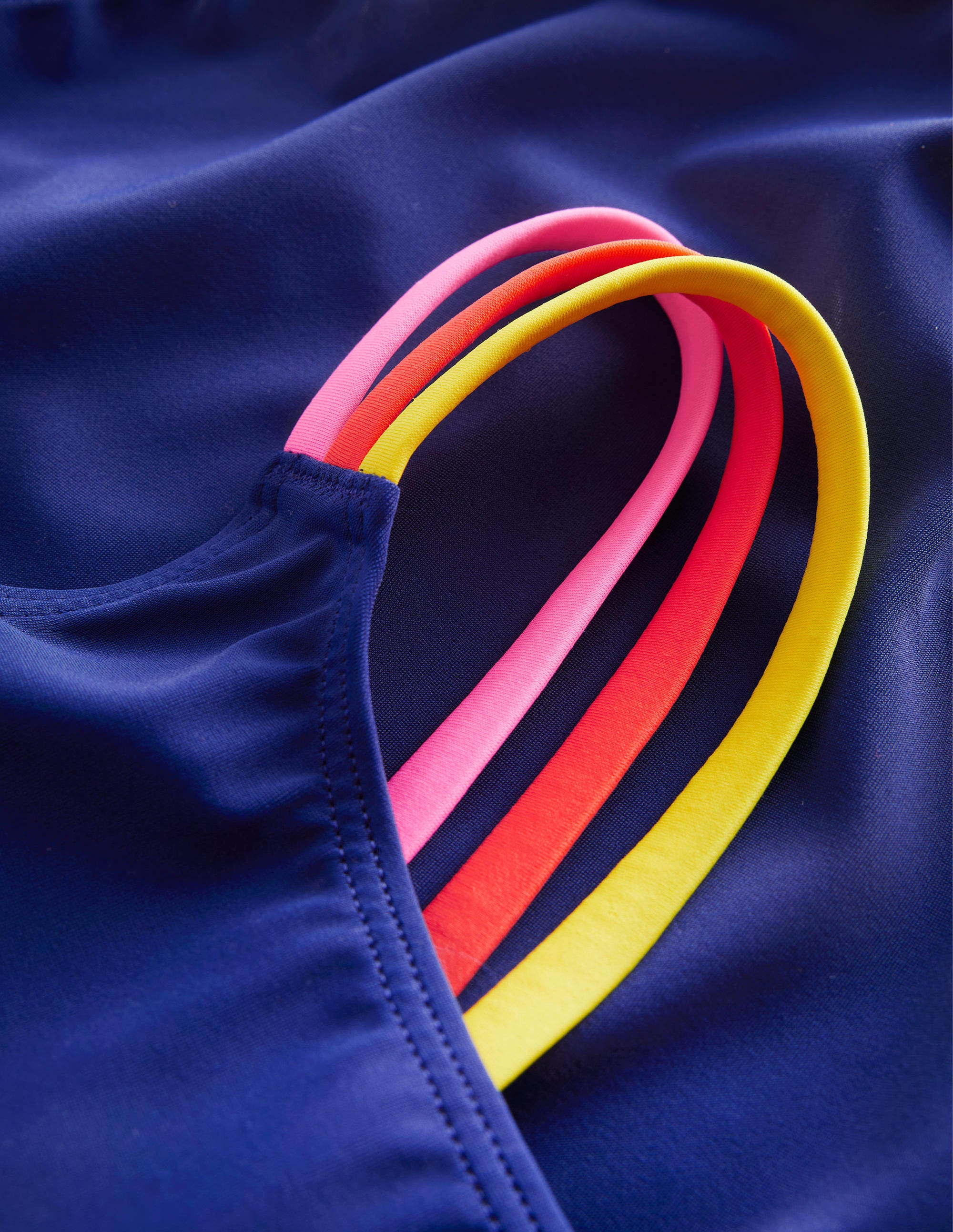 Rainbow Cross-Back Swimsuit-Harmony Blue - Image 3