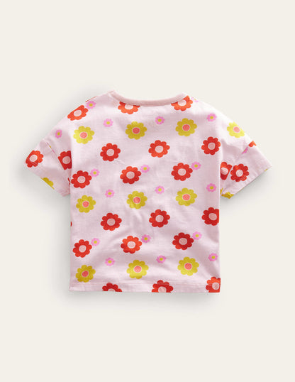 Appliqué Flutter Jellyfish Top-Fire Red Jellyfish-2